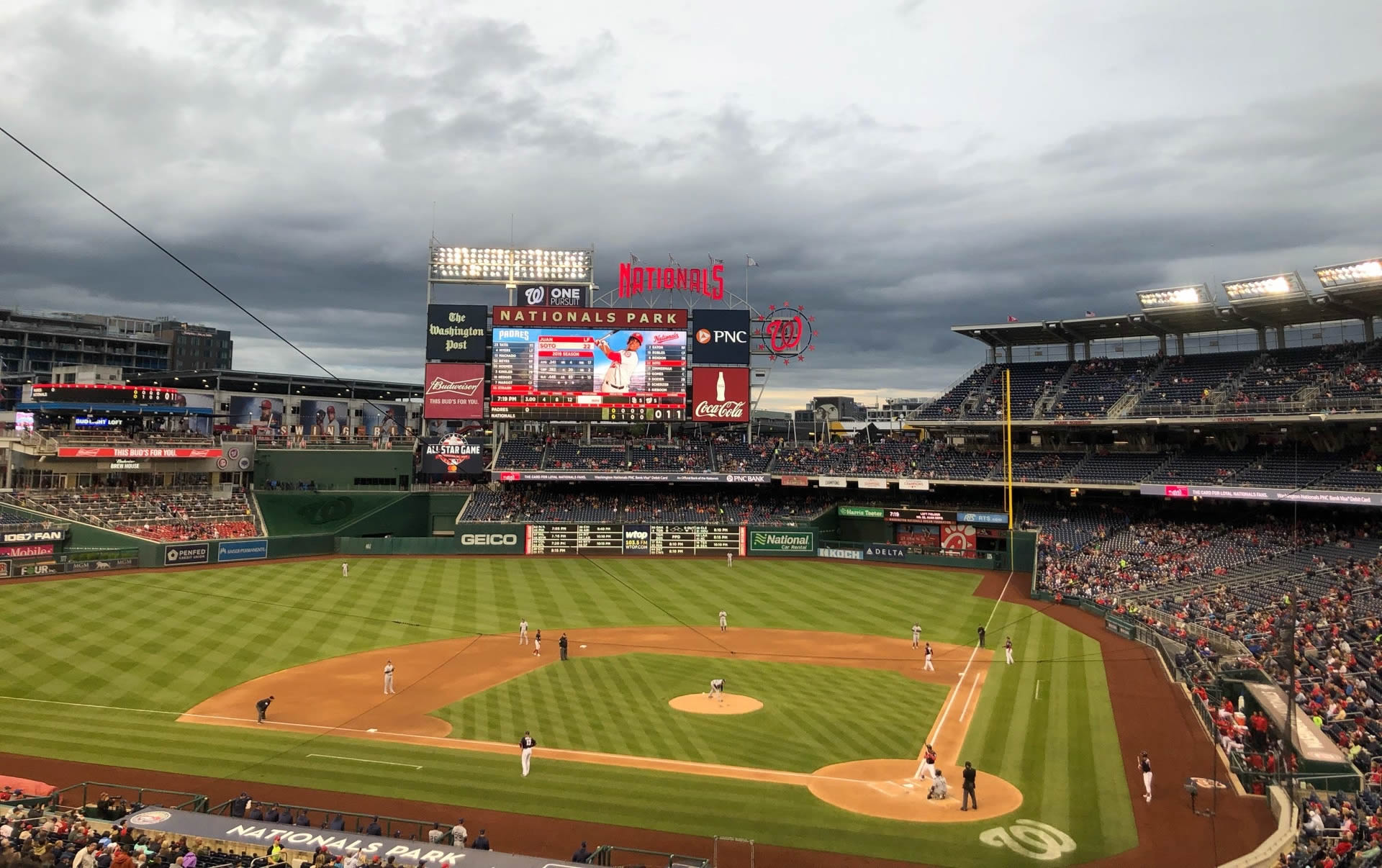 section 211 seat view  for baseball - nationals park