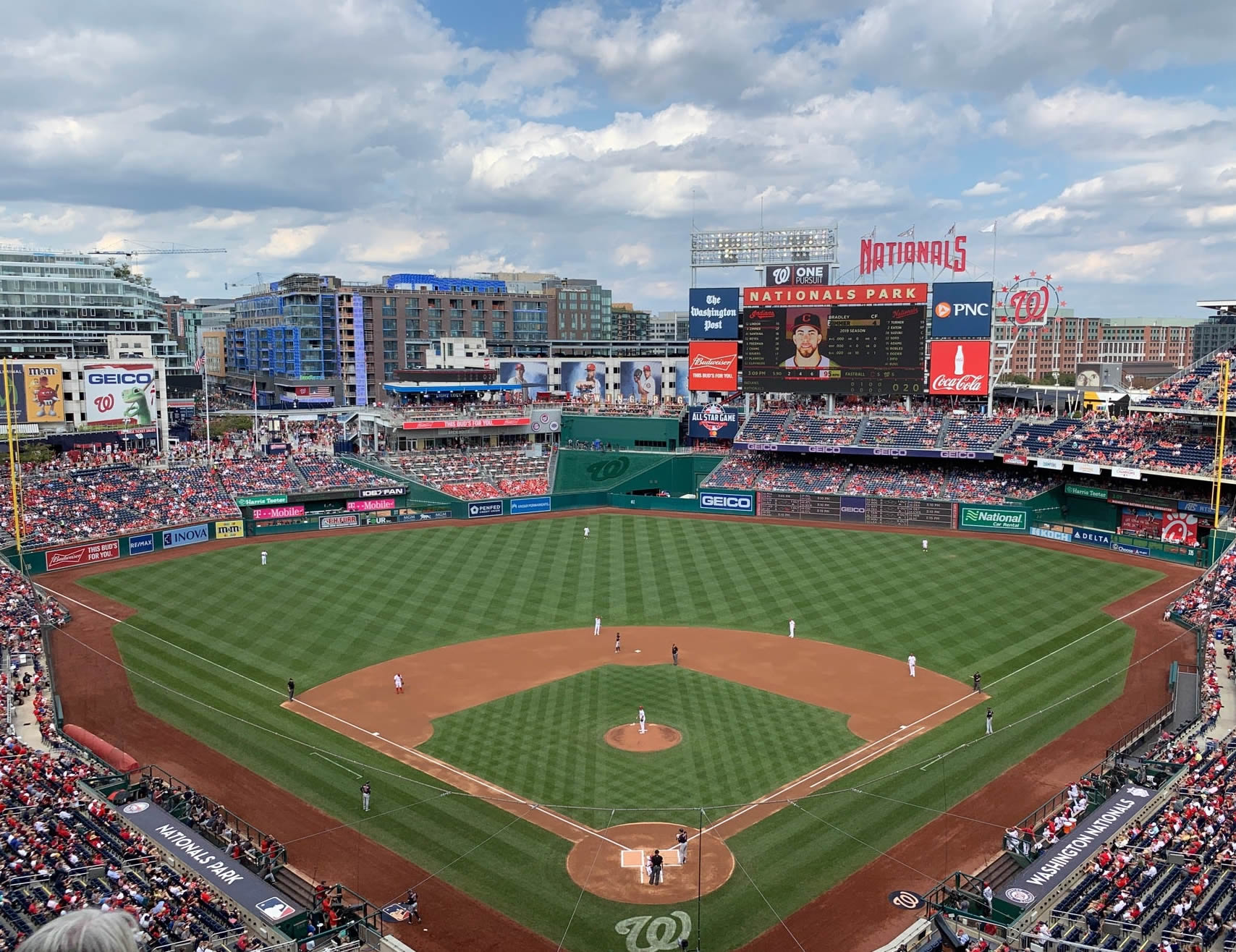 section 313 seat view  for baseball - nationals park