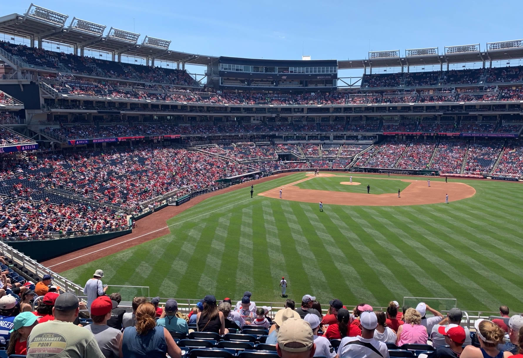 section 241, row l seat view  for baseball - nationals park