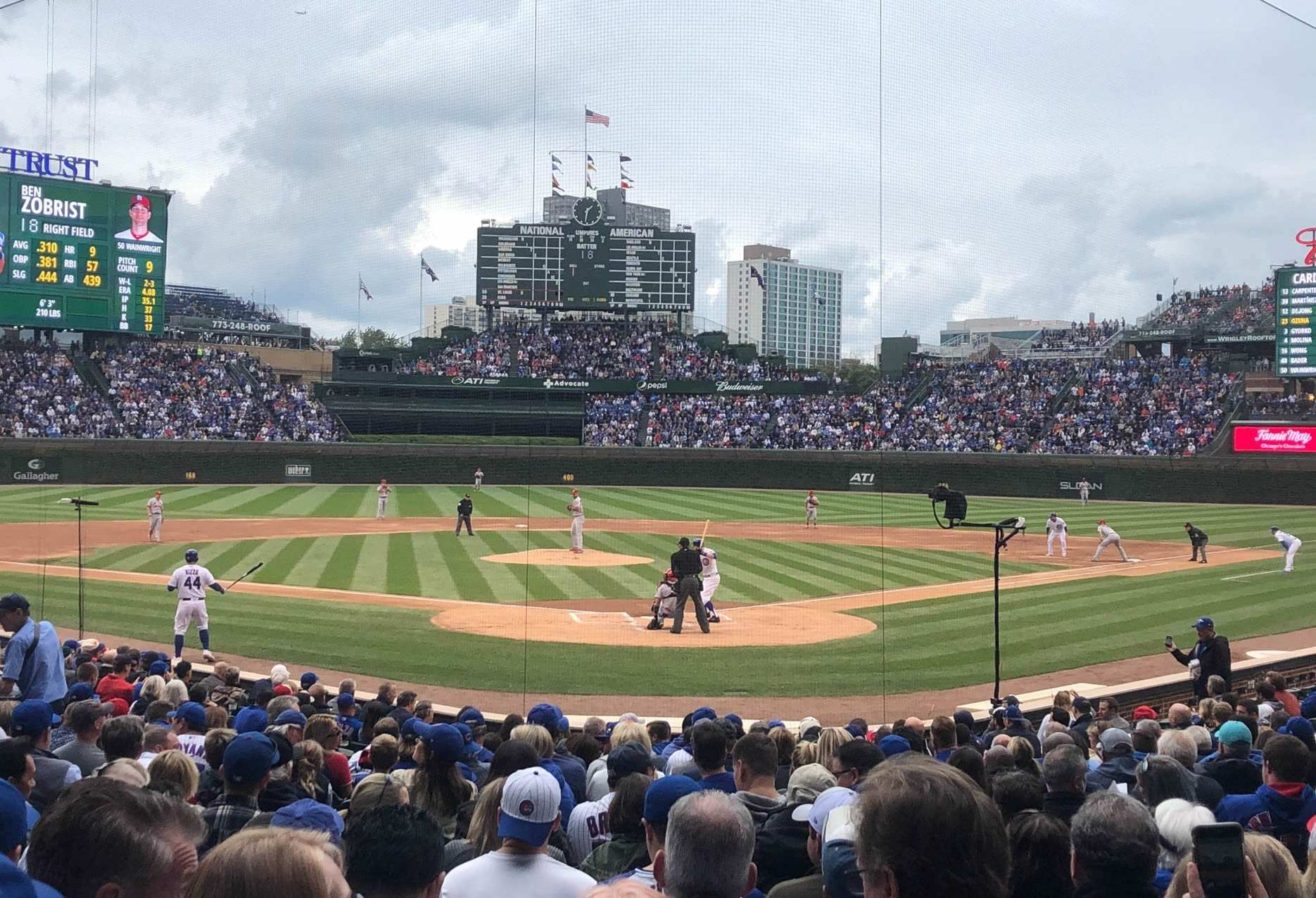 Section 117 at Wrigley Field 