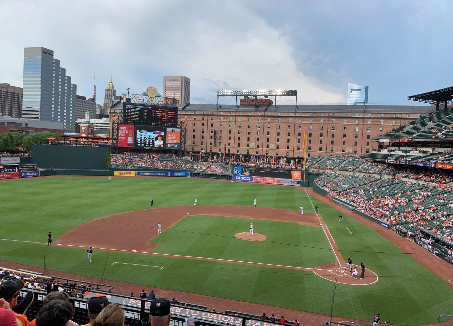 section 246, row 6 seat view  - oriole park