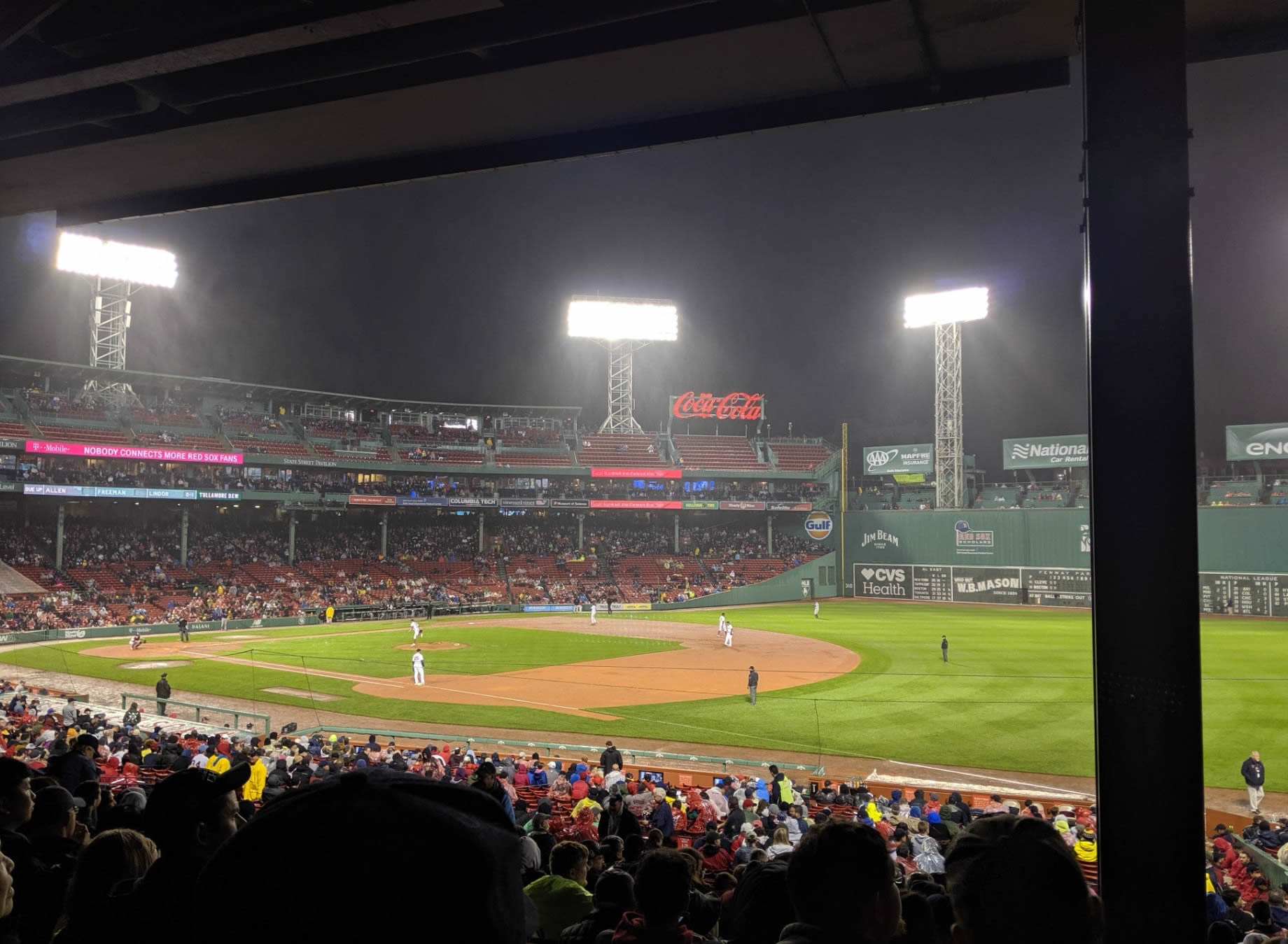 grandstand 9 seat view  for baseball - fenway park