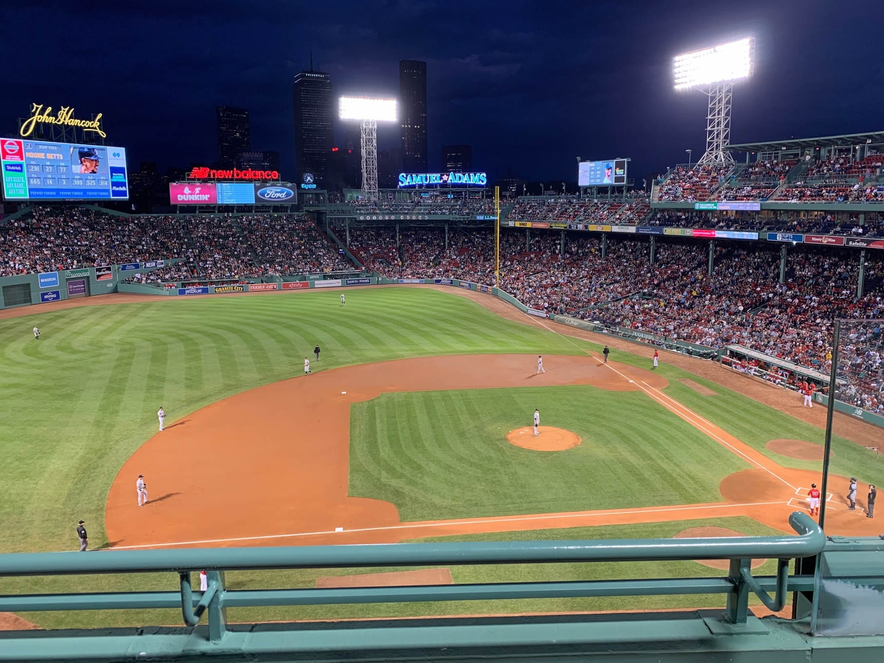 state street pavilion club 8, row 1 seat view  for baseball - fenway park