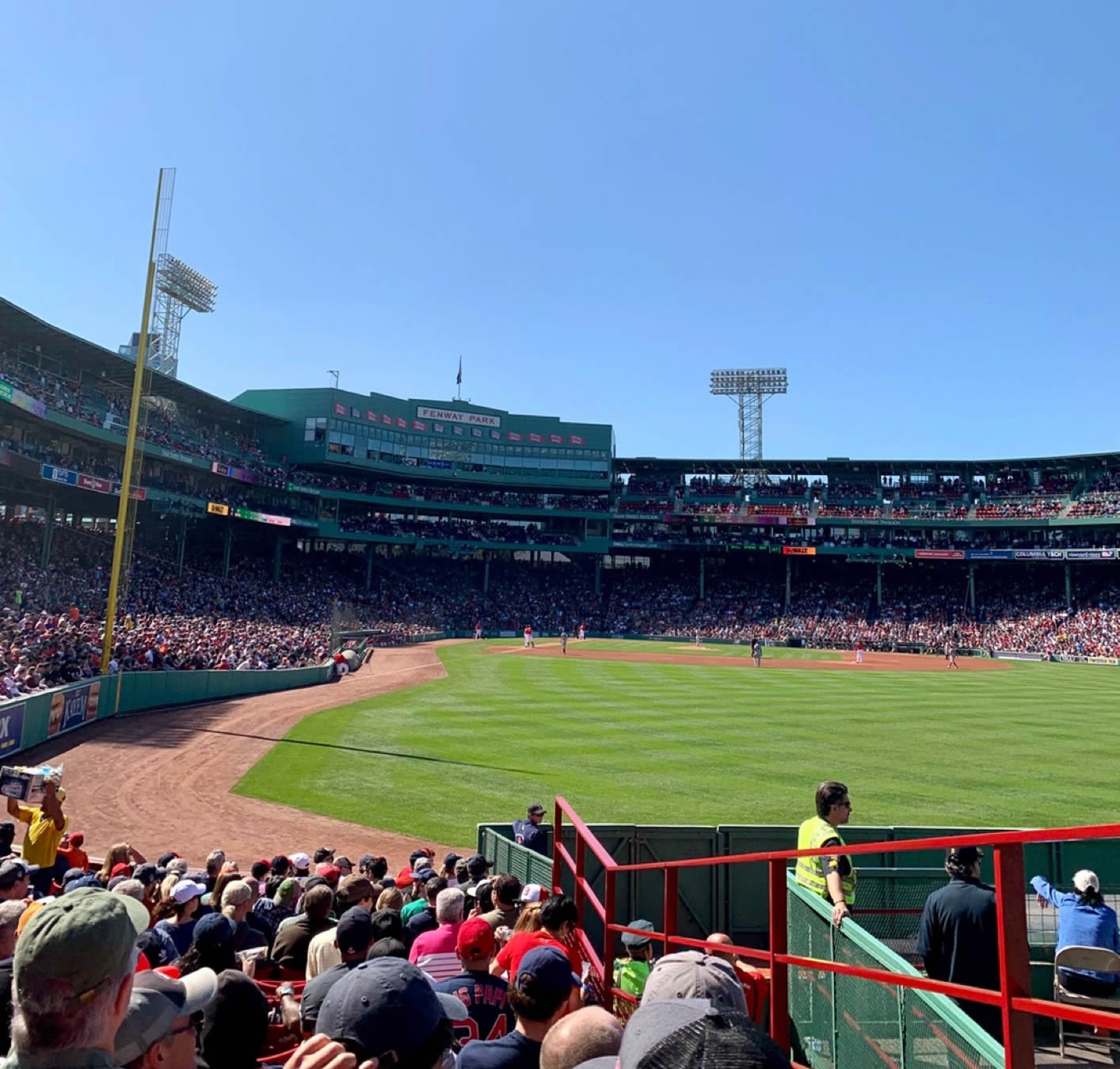 right field box 87, row rr seat view  for baseball - fenway park