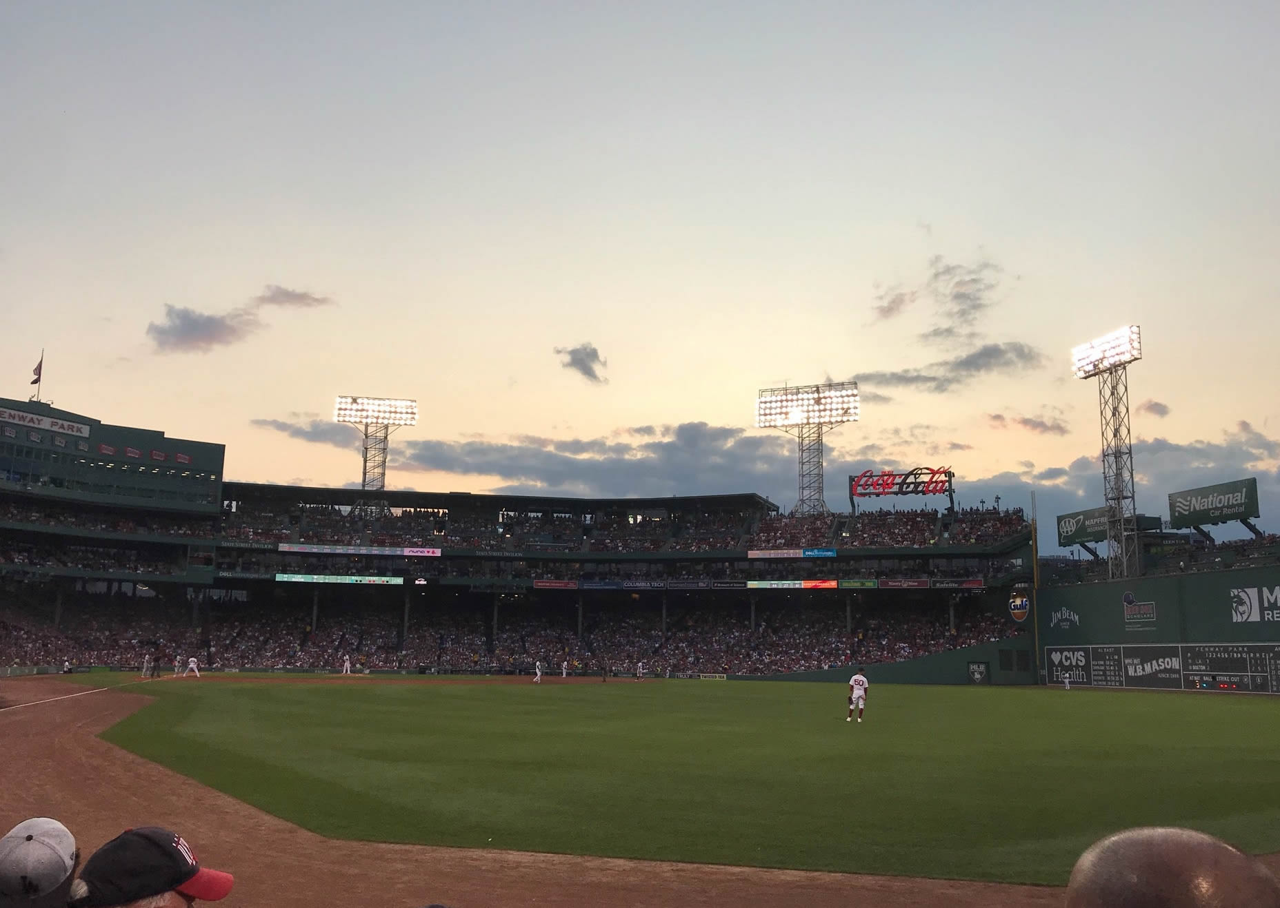 field box 1, row c seat view  for baseball - fenway park