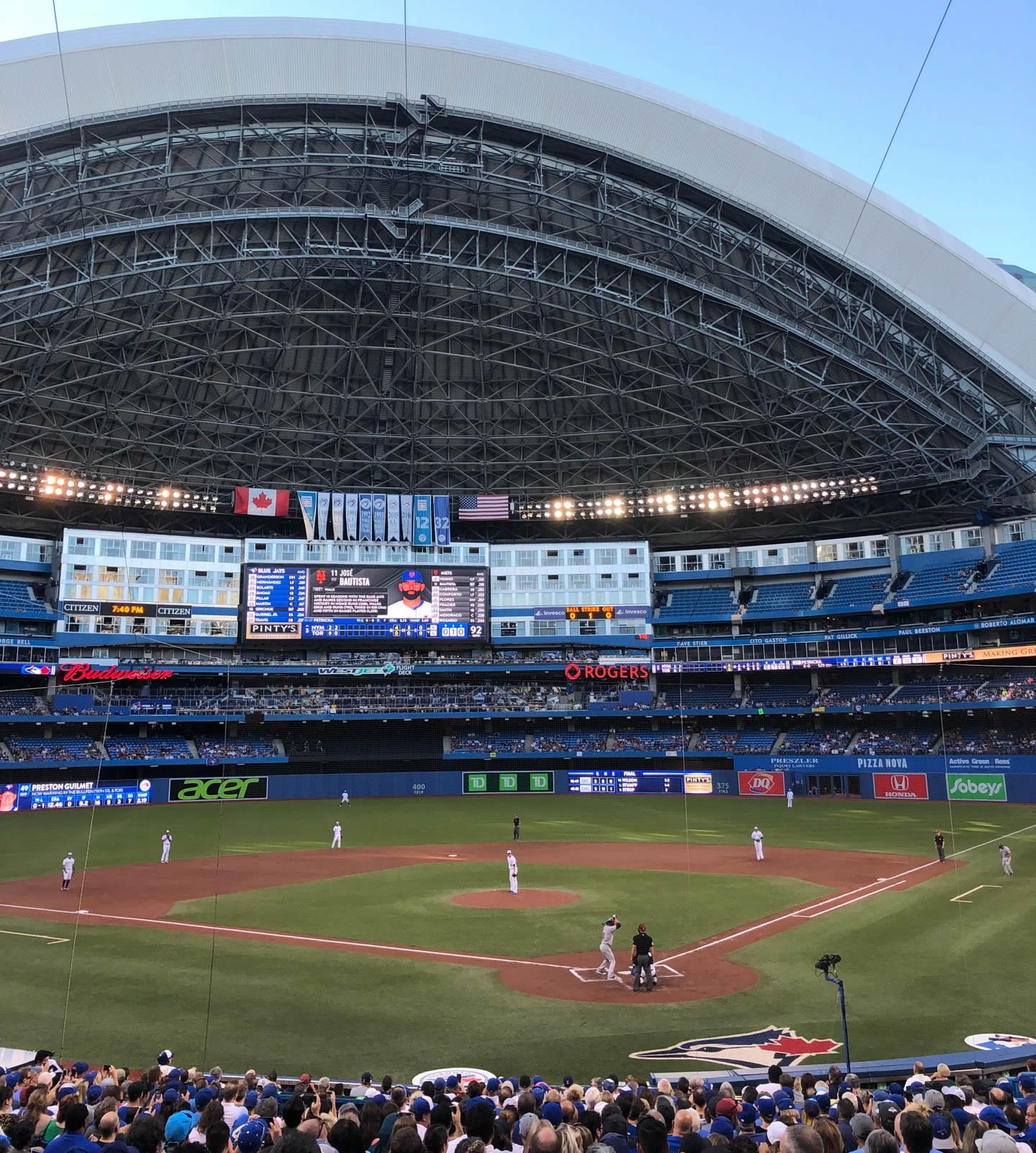 section 123, row 30 seat view  for baseball - rogers centre