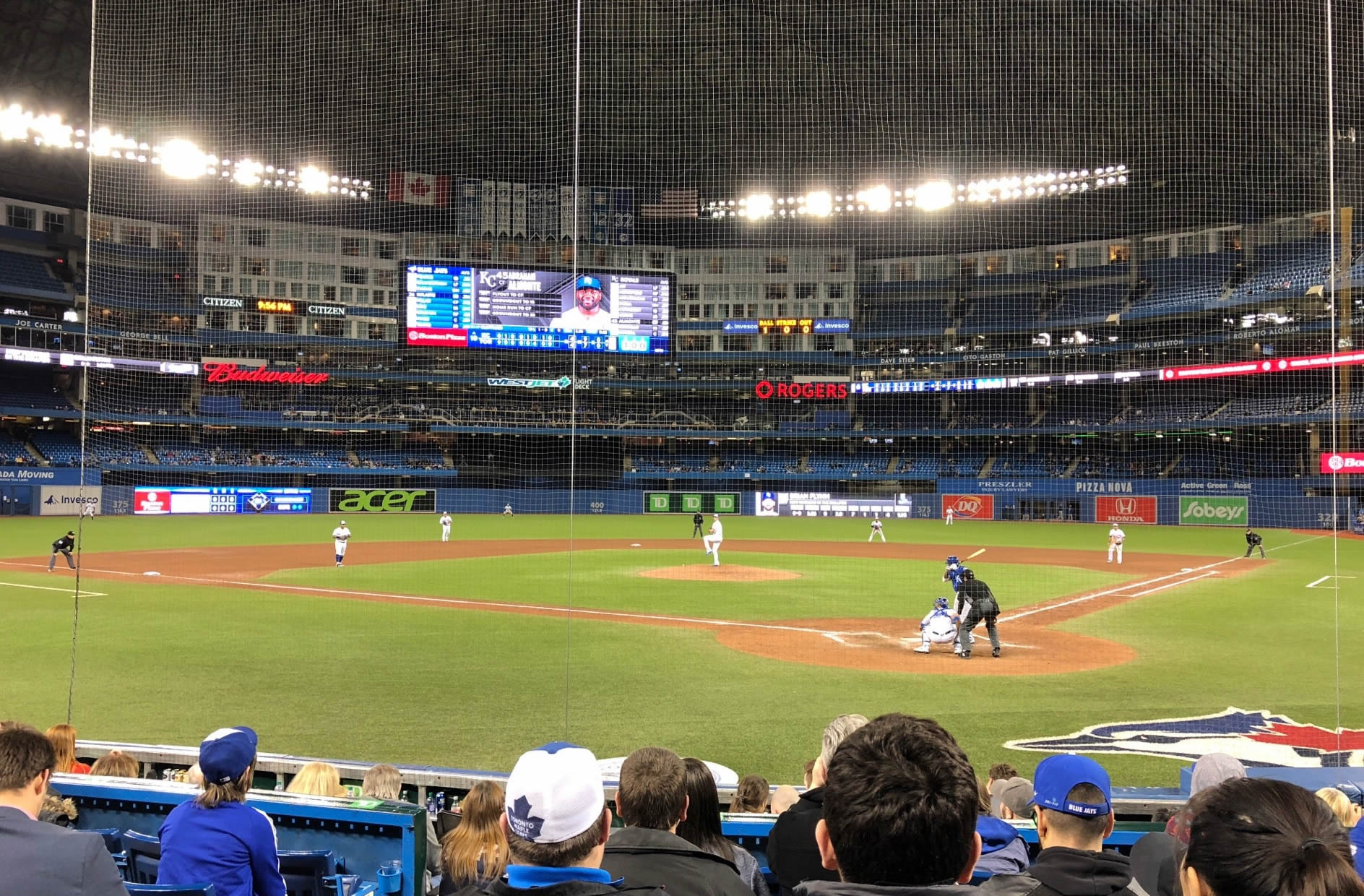 section 122, row 5 seat view  for baseball - rogers centre
