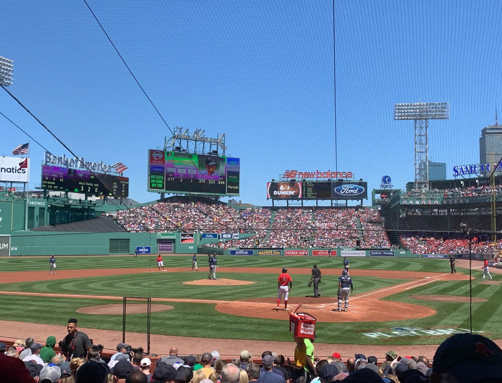 field box 48, row j seat view  for baseball - fenway park