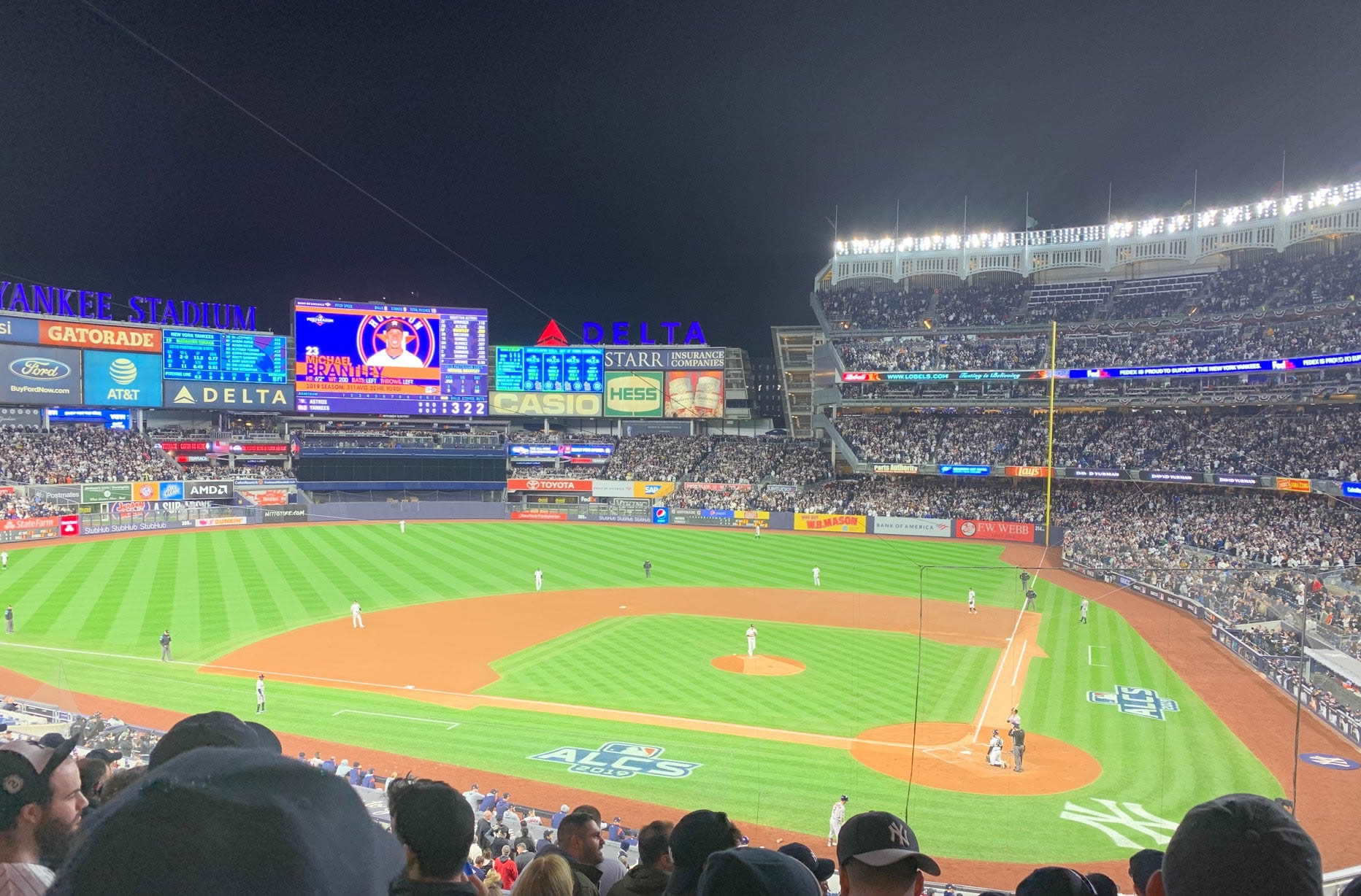 section 222 seat view  for baseball - yankee stadium