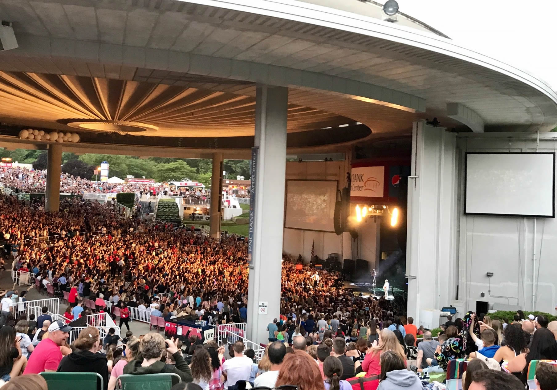 Pnc Arts Center Seating Chart View