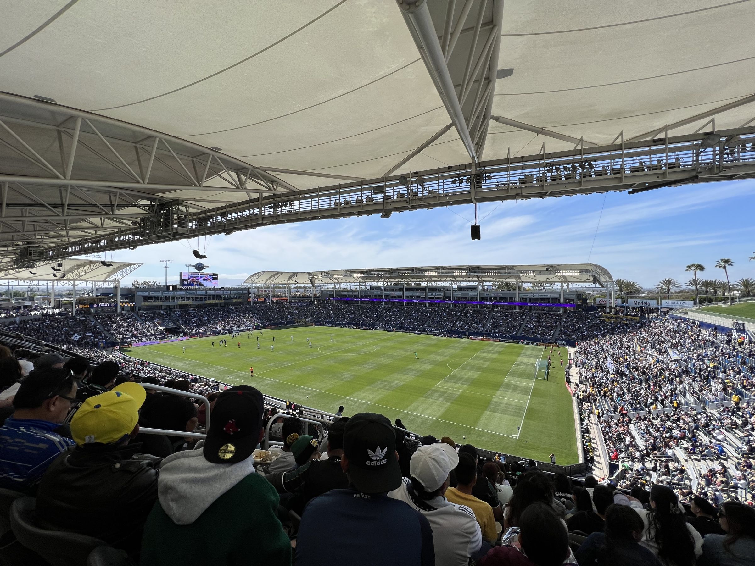 section 227, row p seat view  for soccer - dignity health sports park