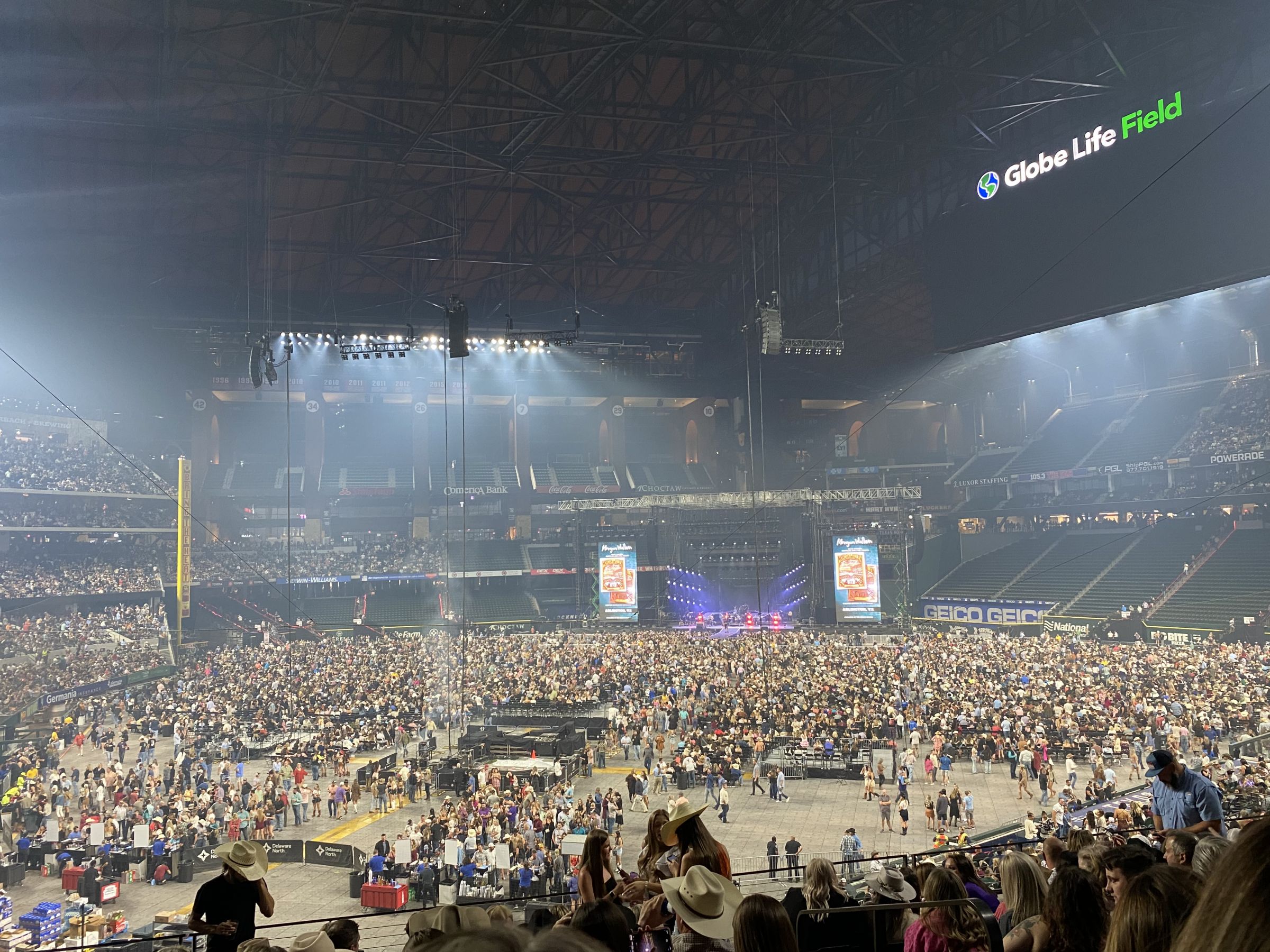 section 116, row 10 seat view  for concert - globe life field