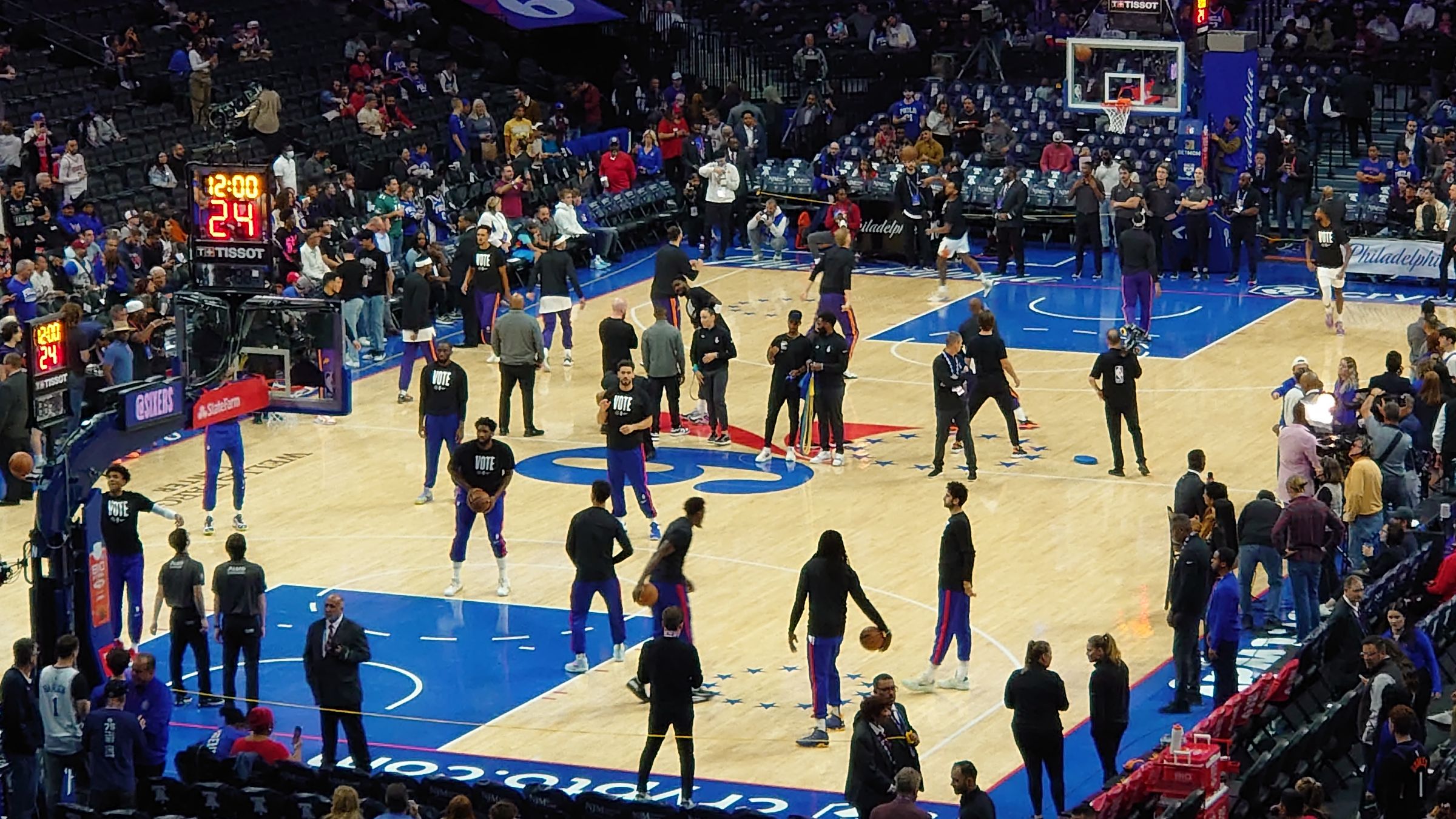 cadillac club 121, row 2 seat view  for basketball - wells fargo center
