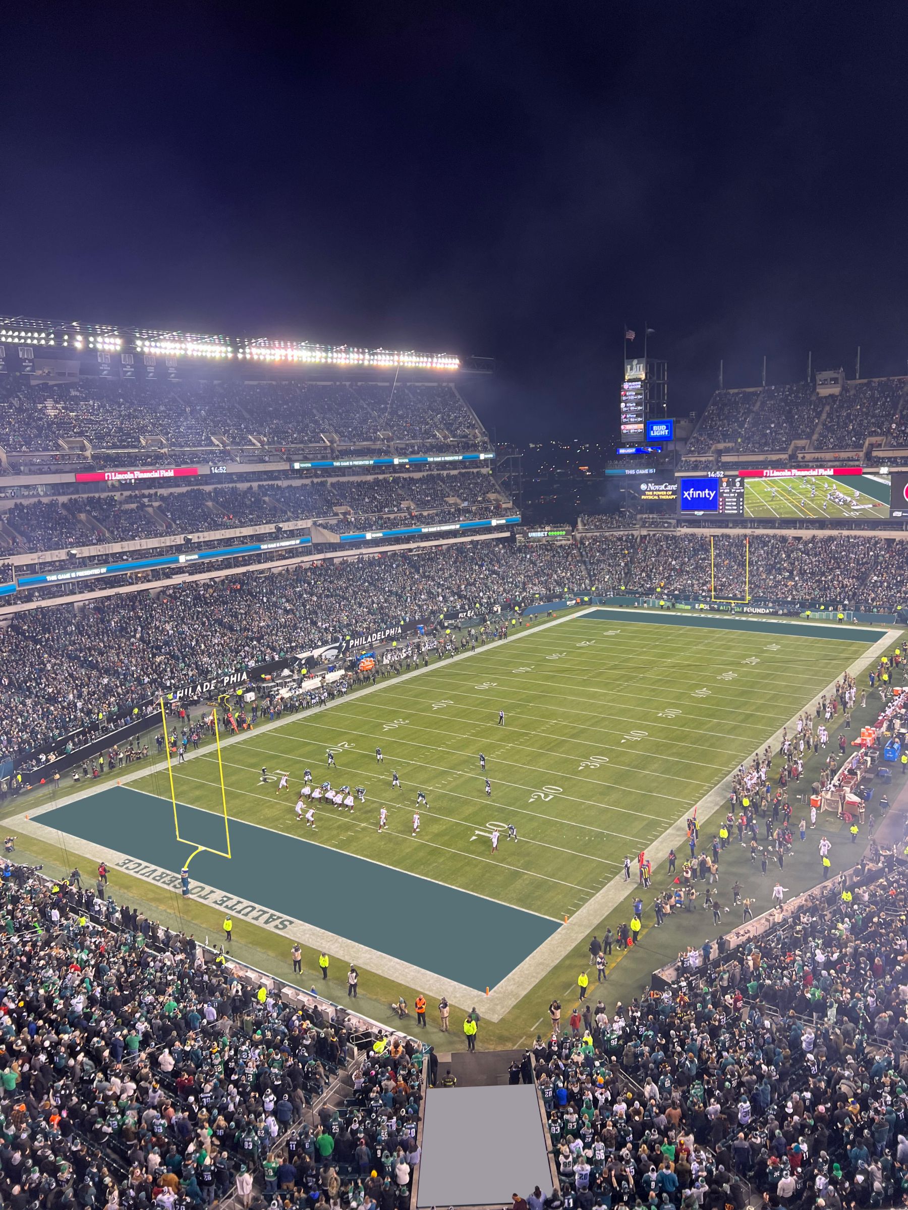 Section 217 at Lincoln Financial Field 