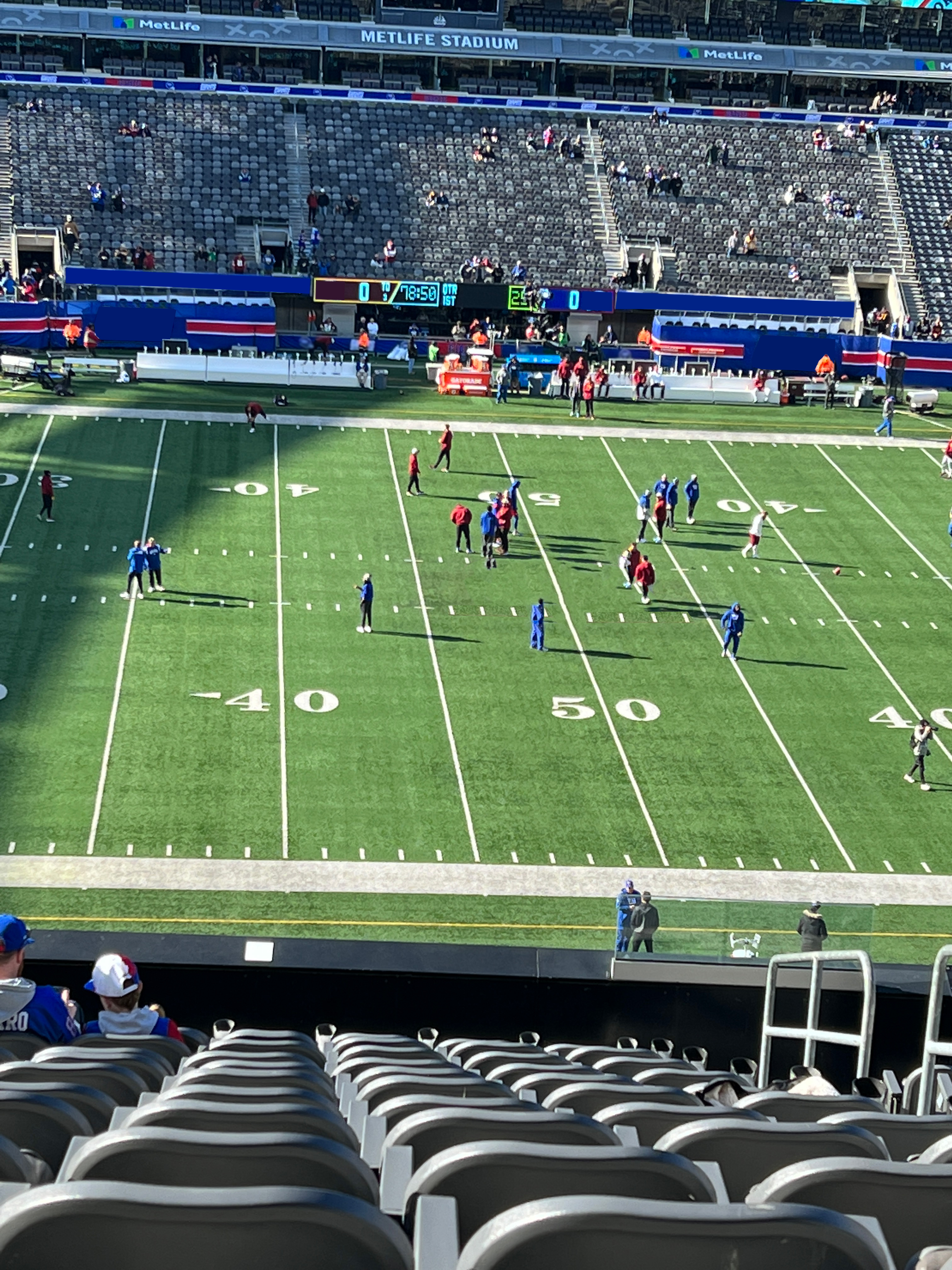 Section 215 at MetLife Stadium 