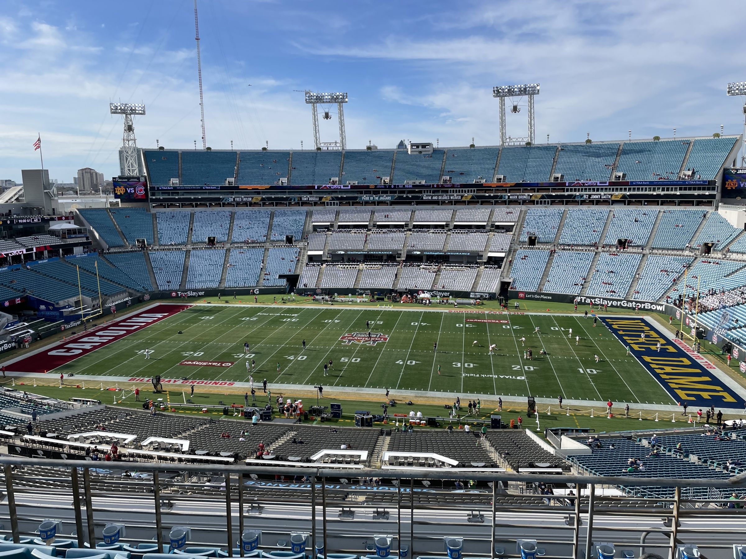 East and West Clubs, Jacksonville Jaguars v Tennessee Titans, 8 Jan 2023*, EverBank Stadium