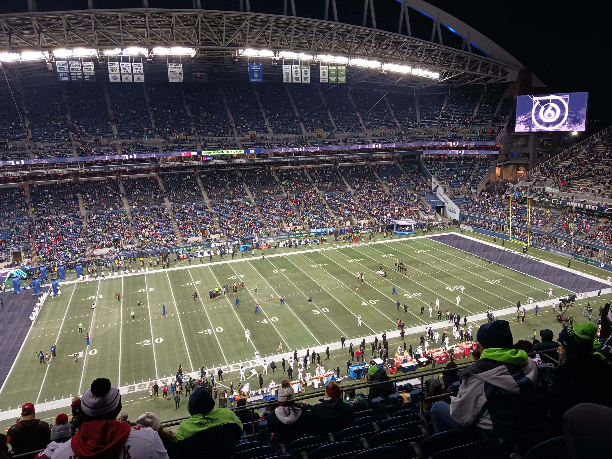 Lumen Field, section 311, home of Seattle Seahawks, Seattle