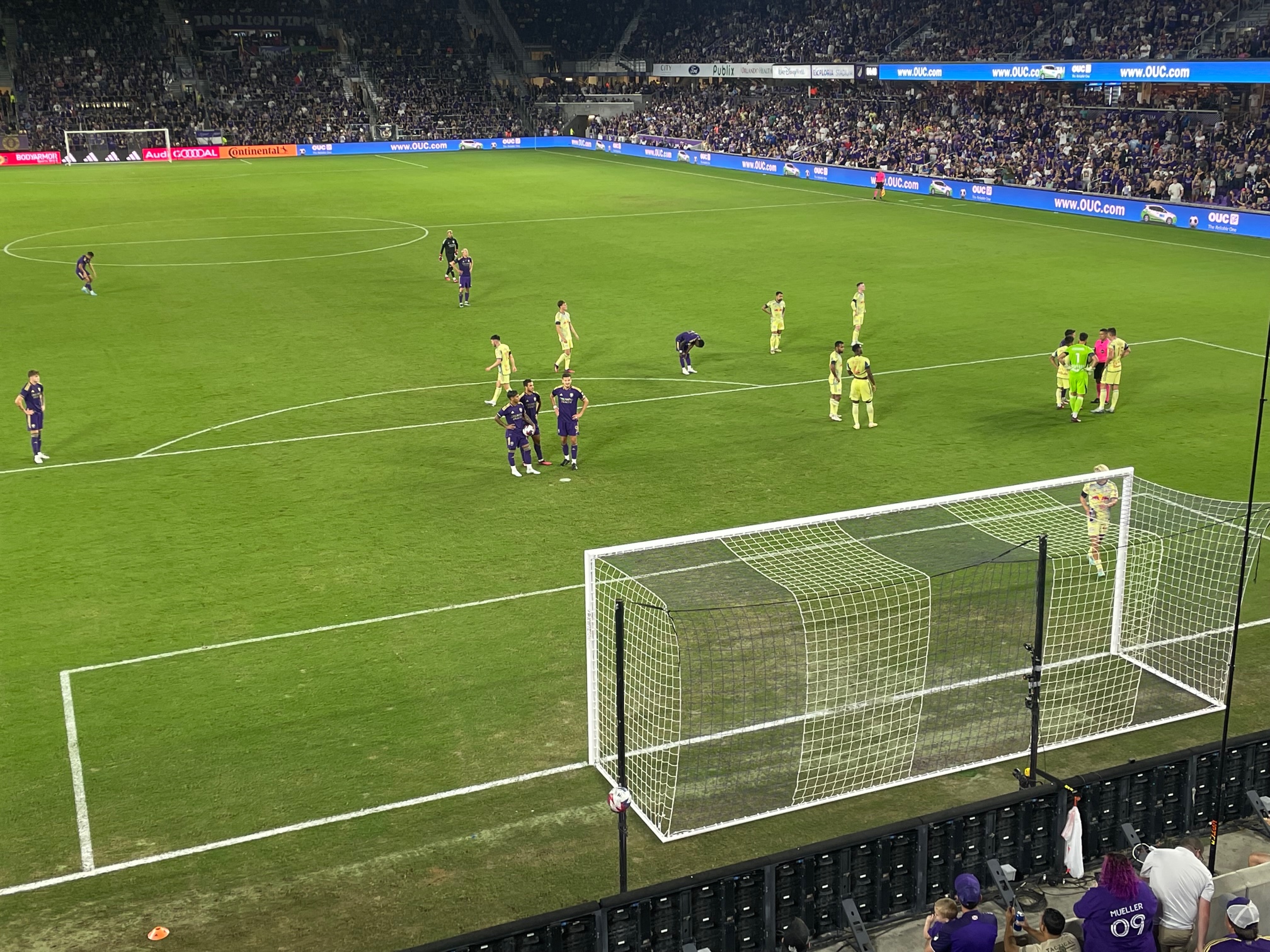 section 105, row a seat view  for soccer - exploria stadium