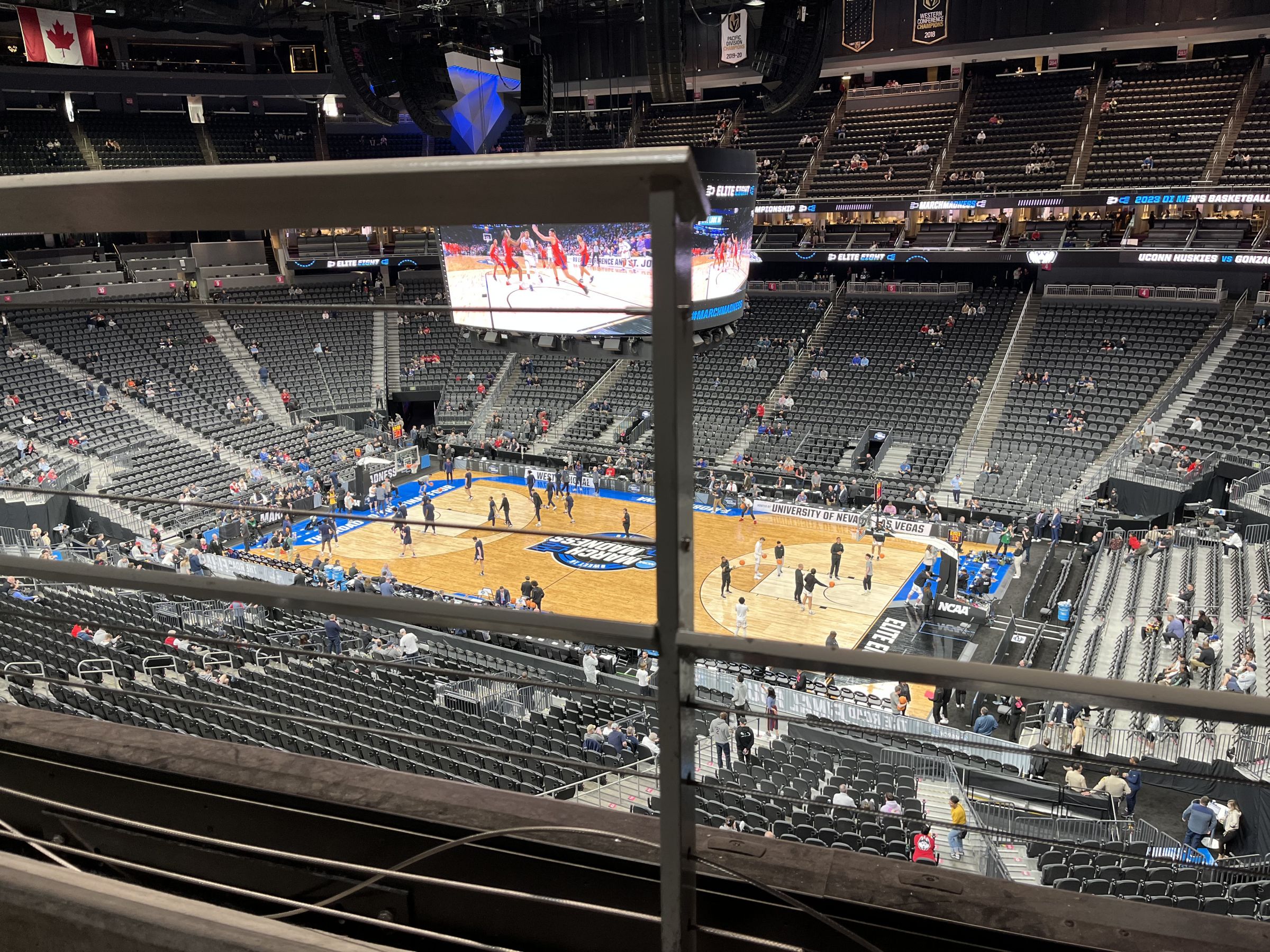 section 226, row a seat view  for basketball - t-mobile arena
