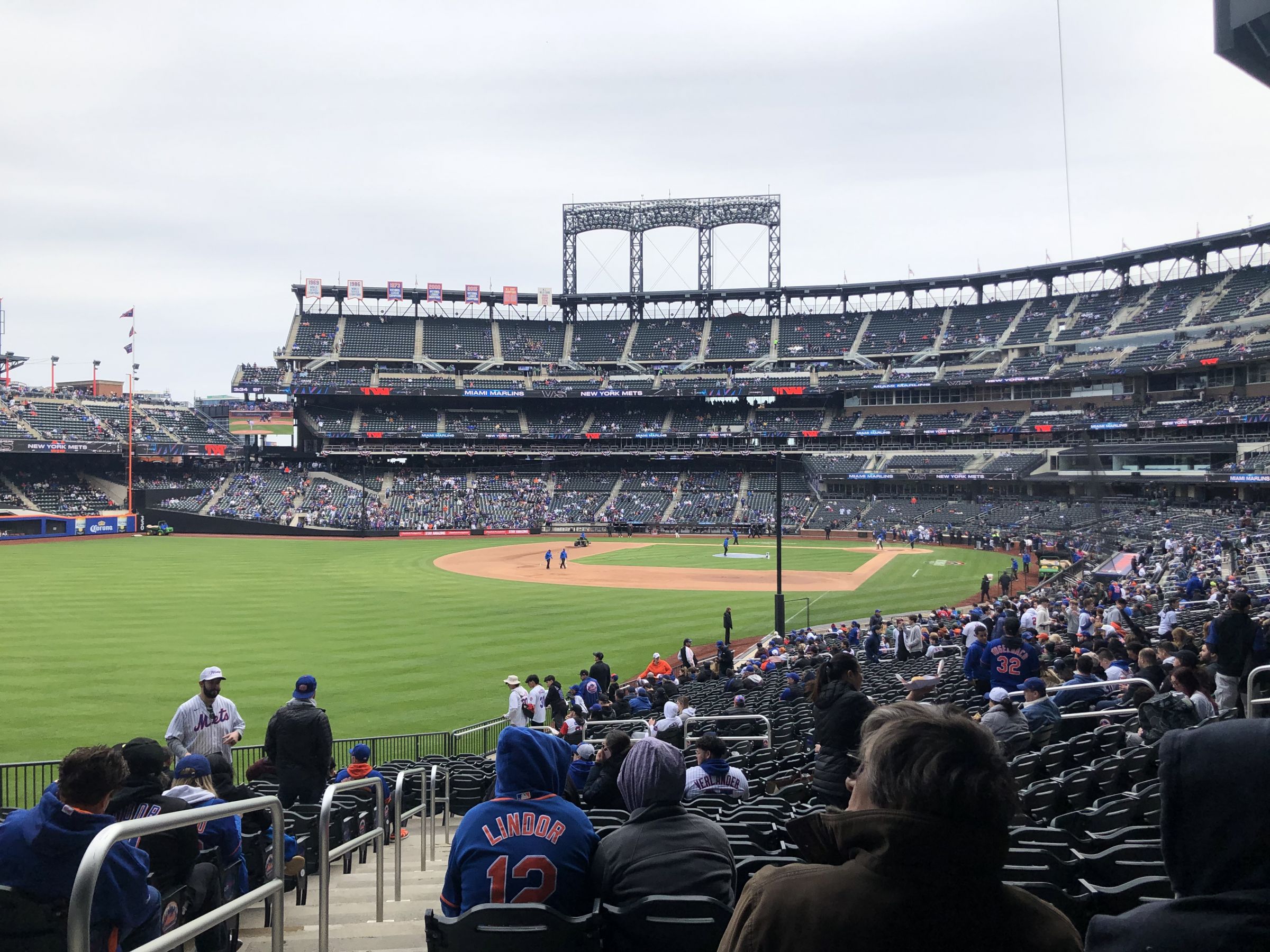 Section 130 at Comerica Park 