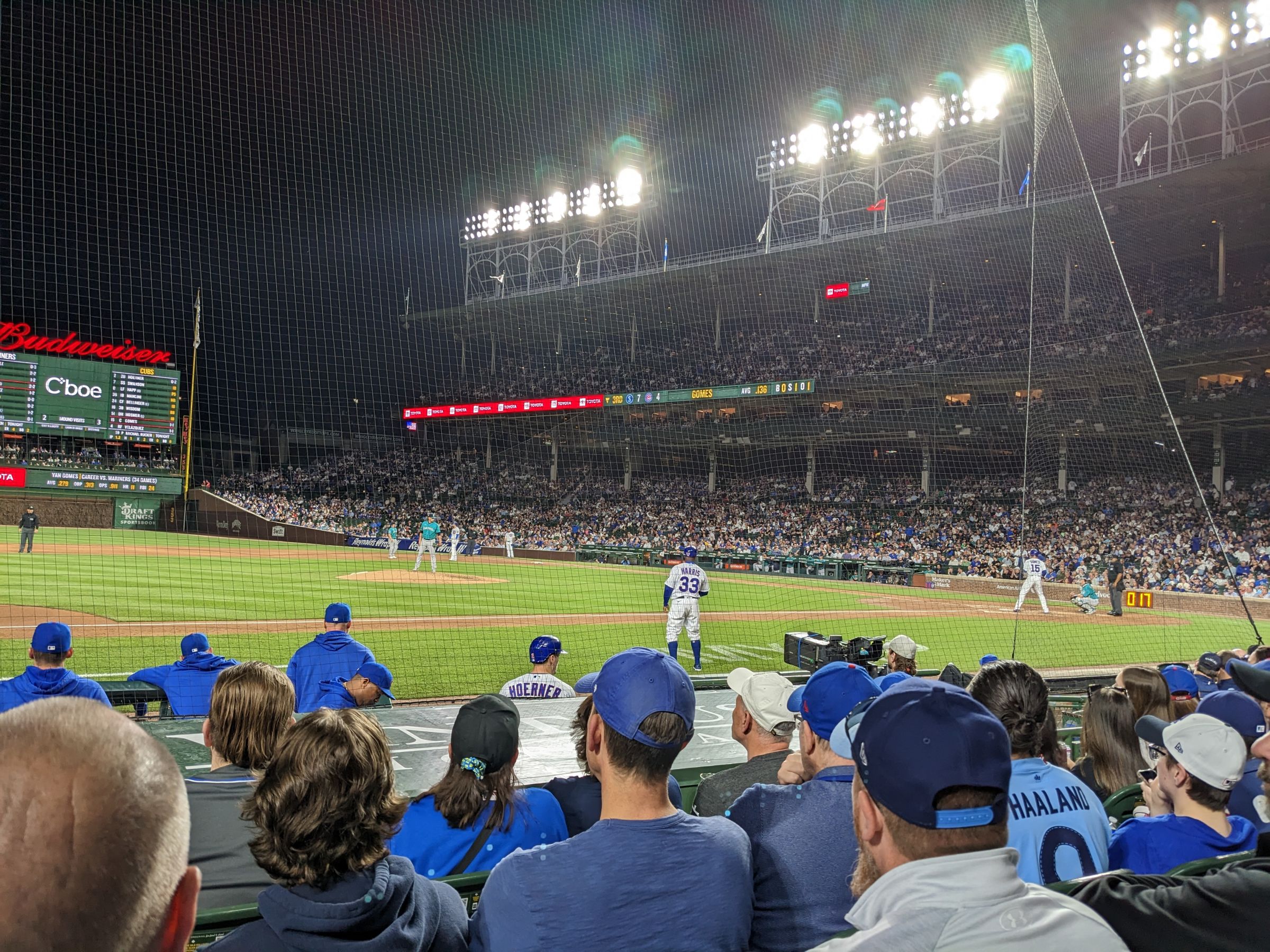 section 12, row 8 seat view  for baseball - wrigley field