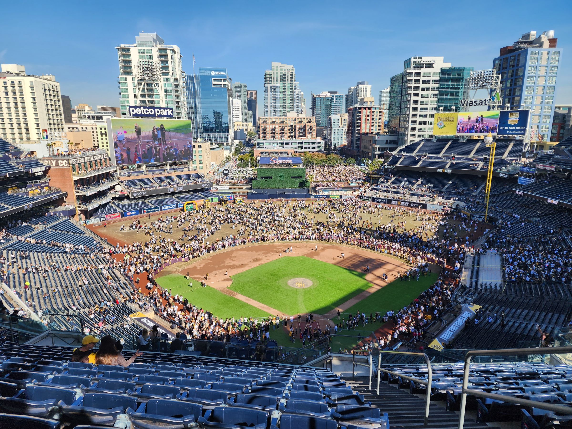 Section 302 at Dodger Stadium 