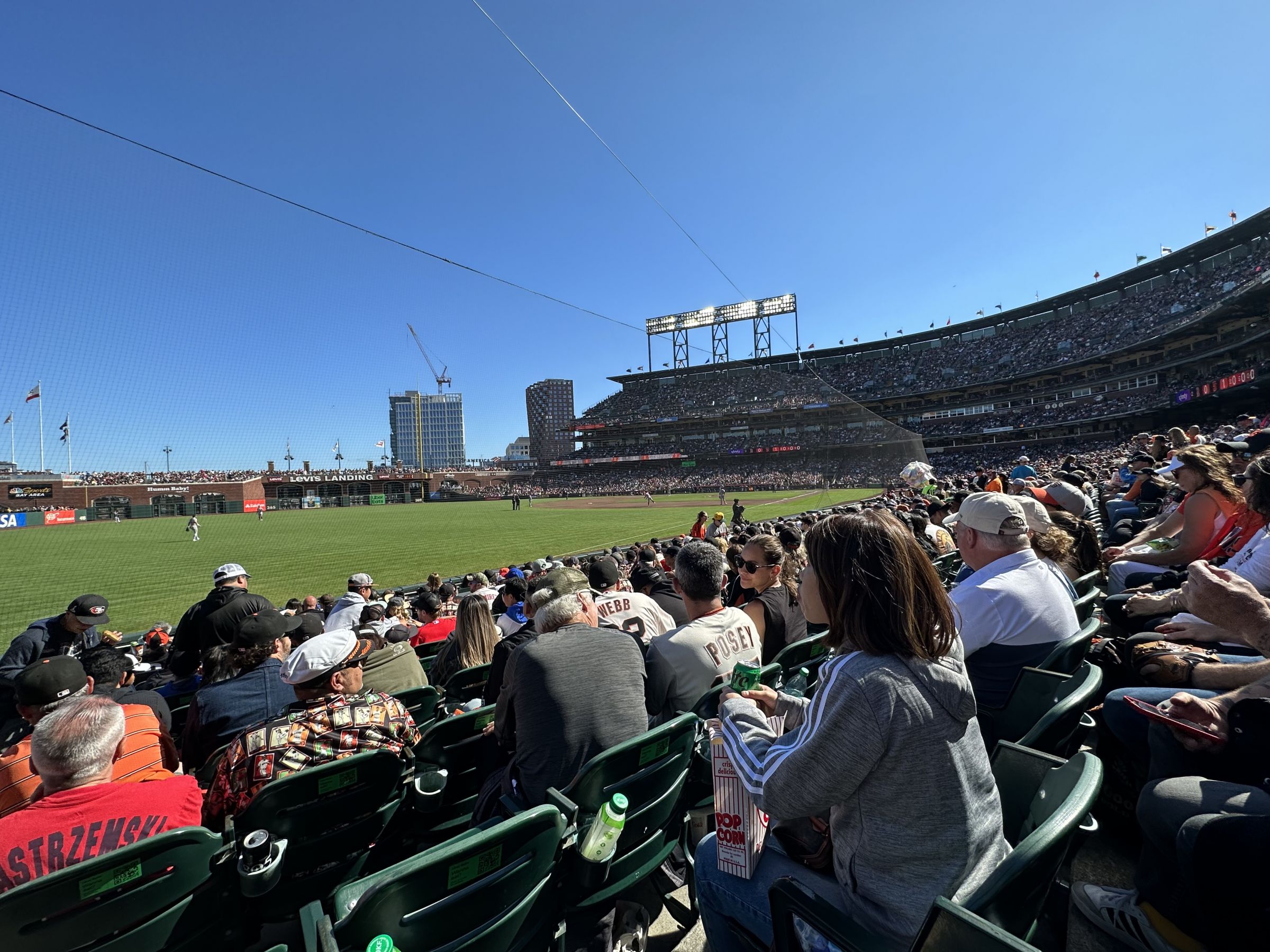 Section 134 at Oracle Park 