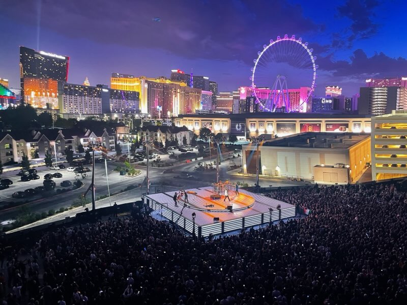 section 203 seat view  - sphere at venetian