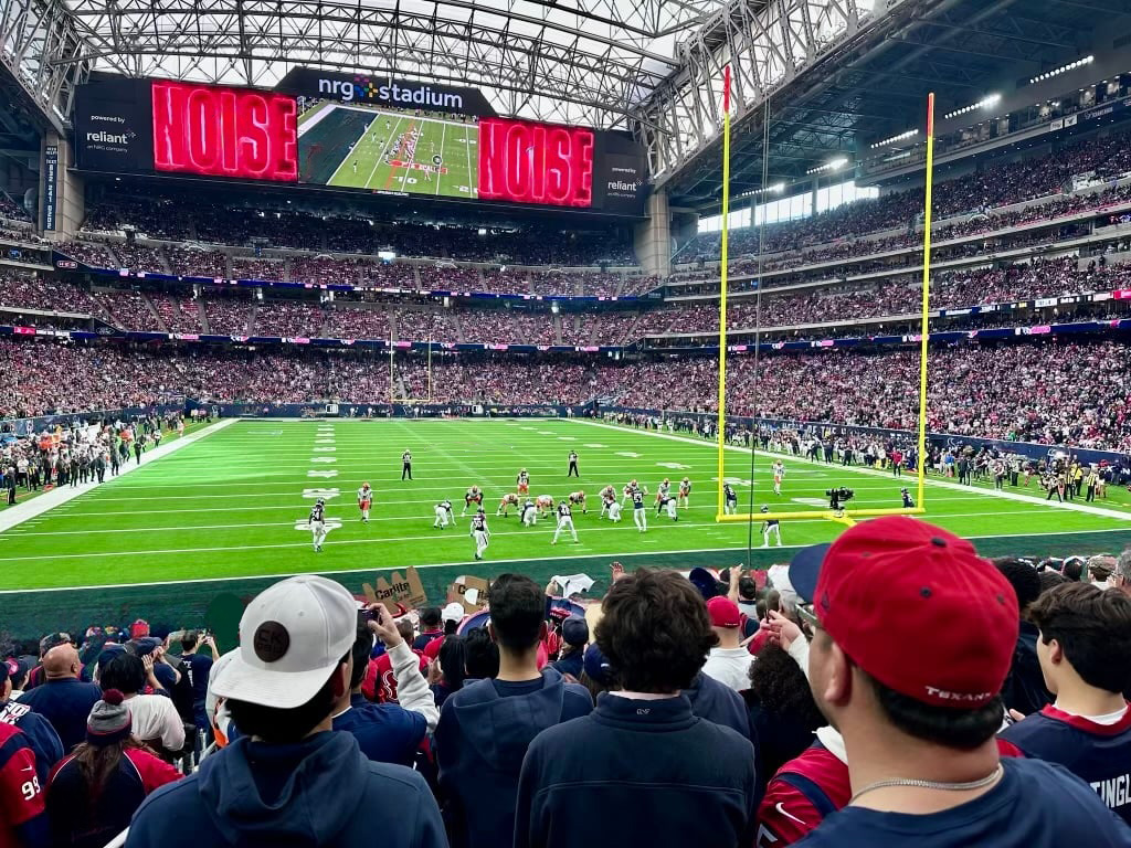 section 117, row q seat view  for football - nrg stadium
