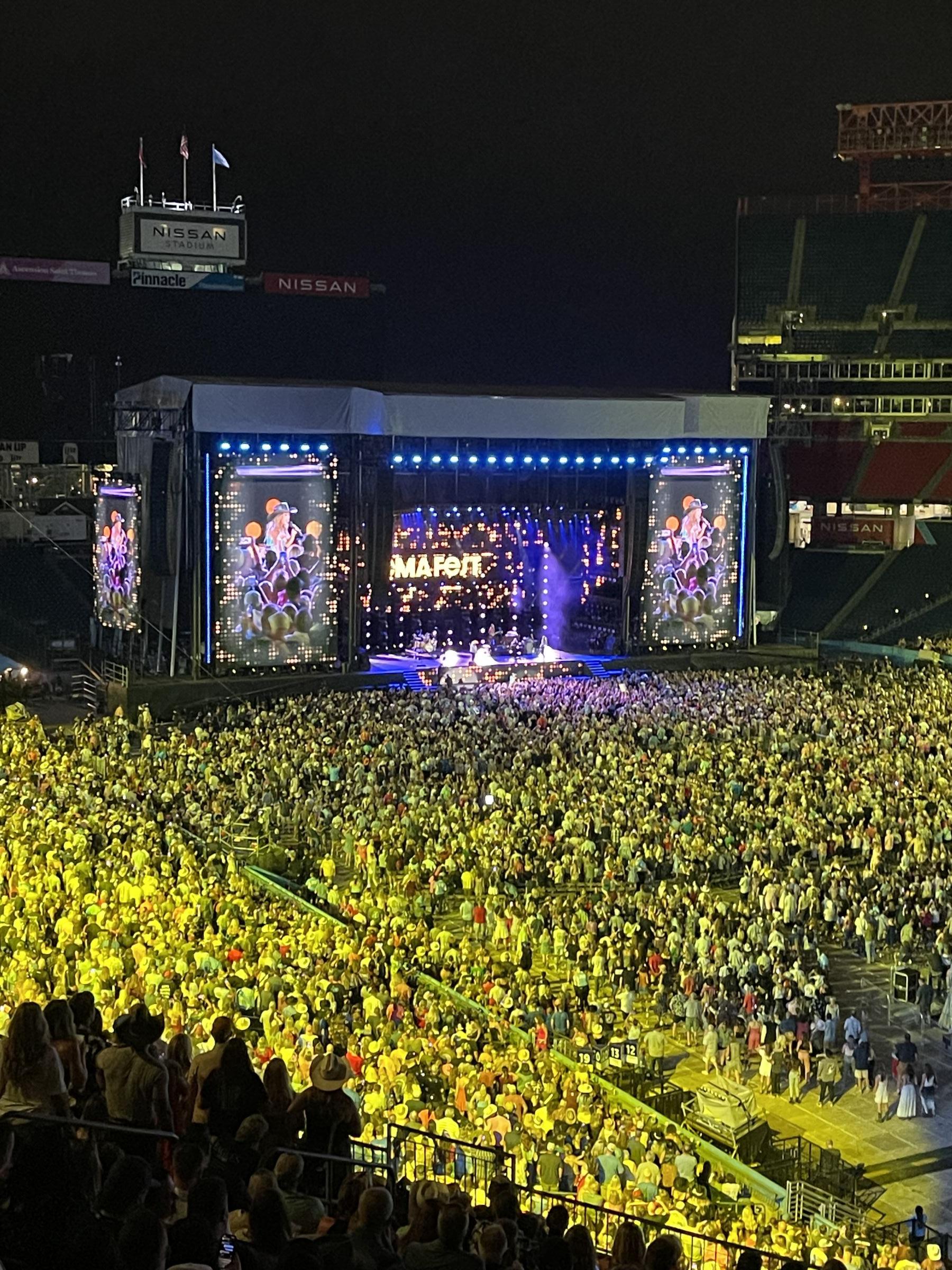 section 228, row e seat view  for concert - nissan stadium