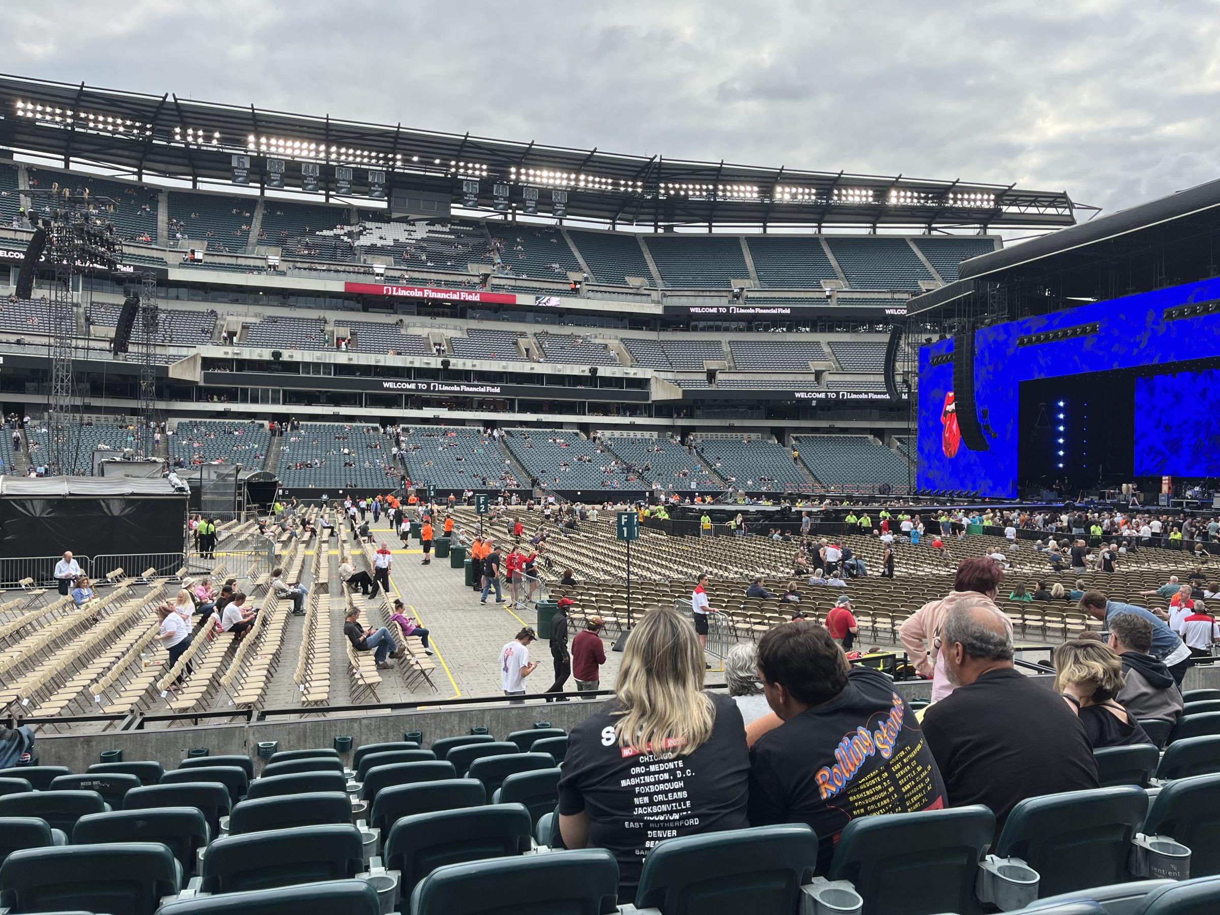 section 119, row 9 seat view  for concert - lincoln financial field