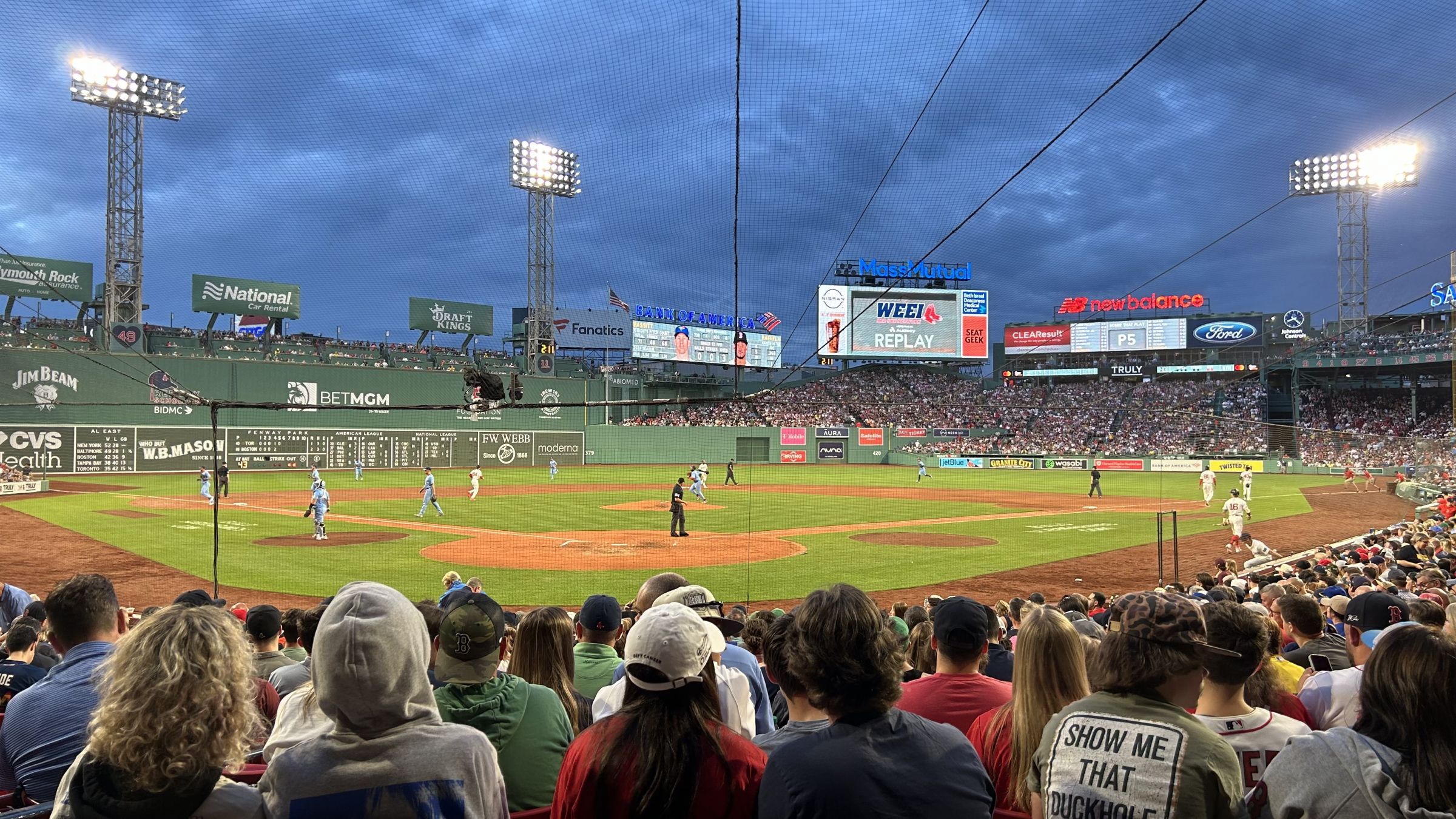 loge box 130, row aa seat view  for baseball - fenway park