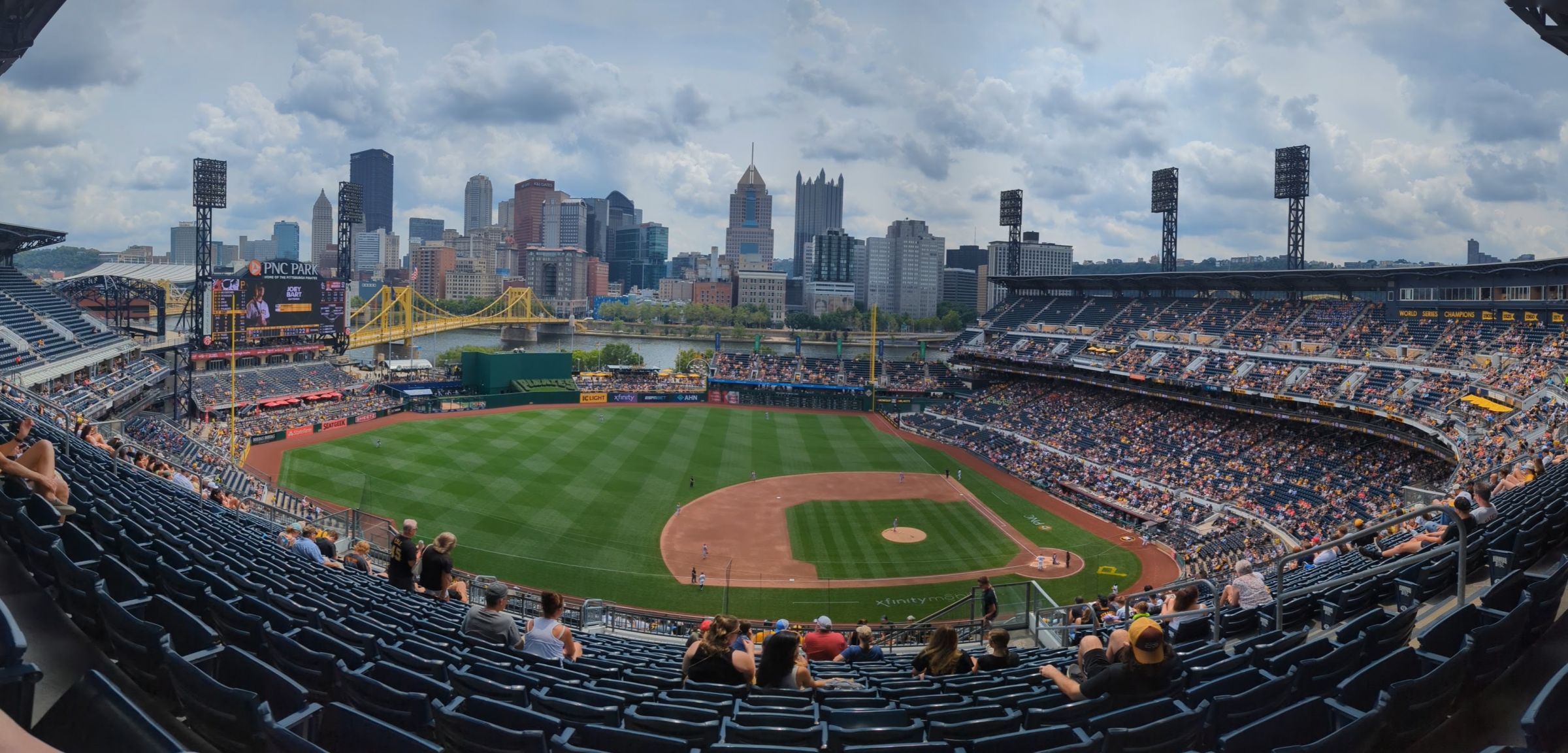 section 323, row u seat view  - pnc park