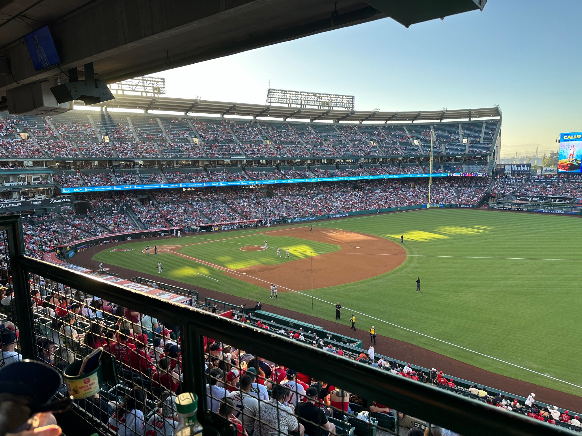 suites, row reserved seat view  - angel stadium