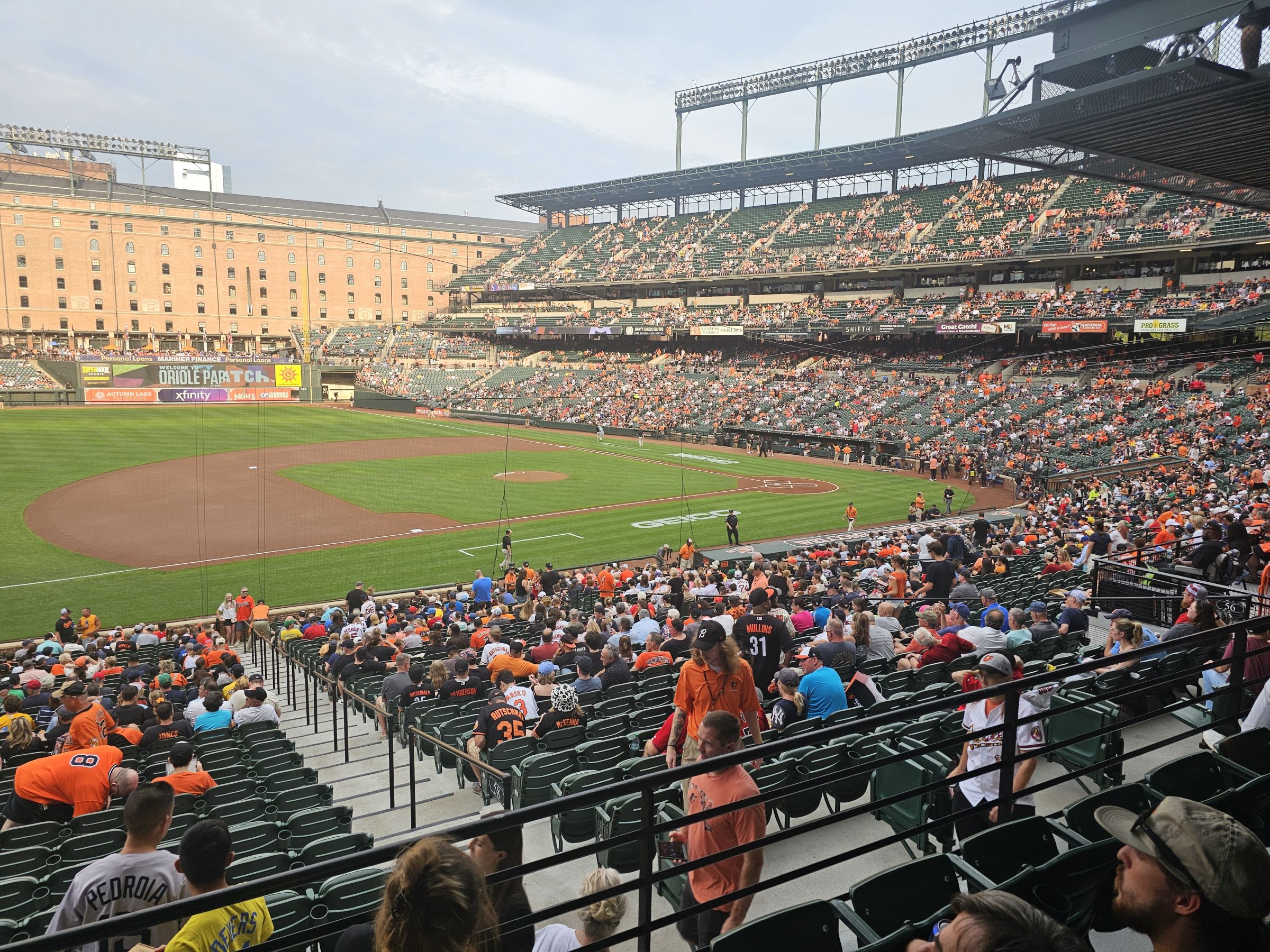 section 55, row 5 seat view  - oriole park