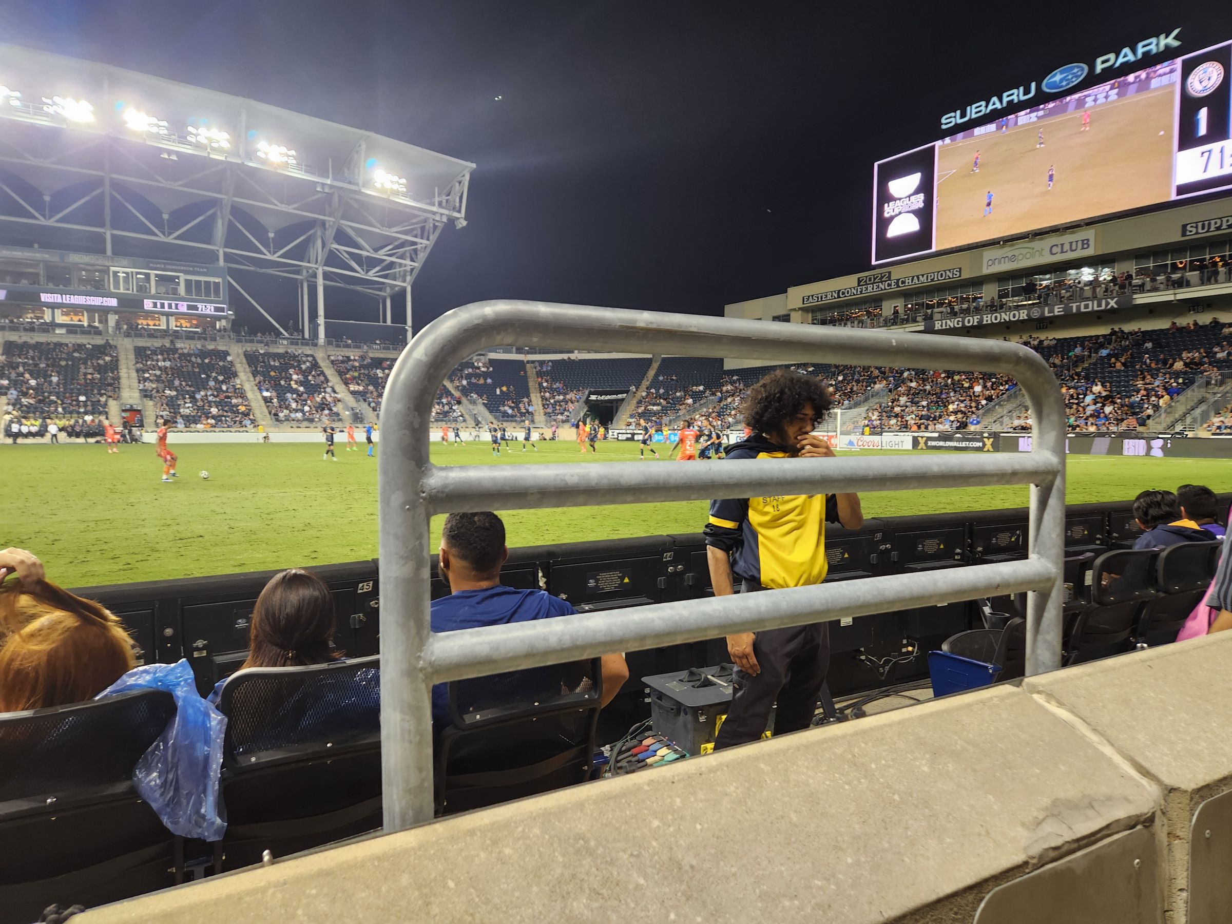 section 126, row a seat view  - subaru park