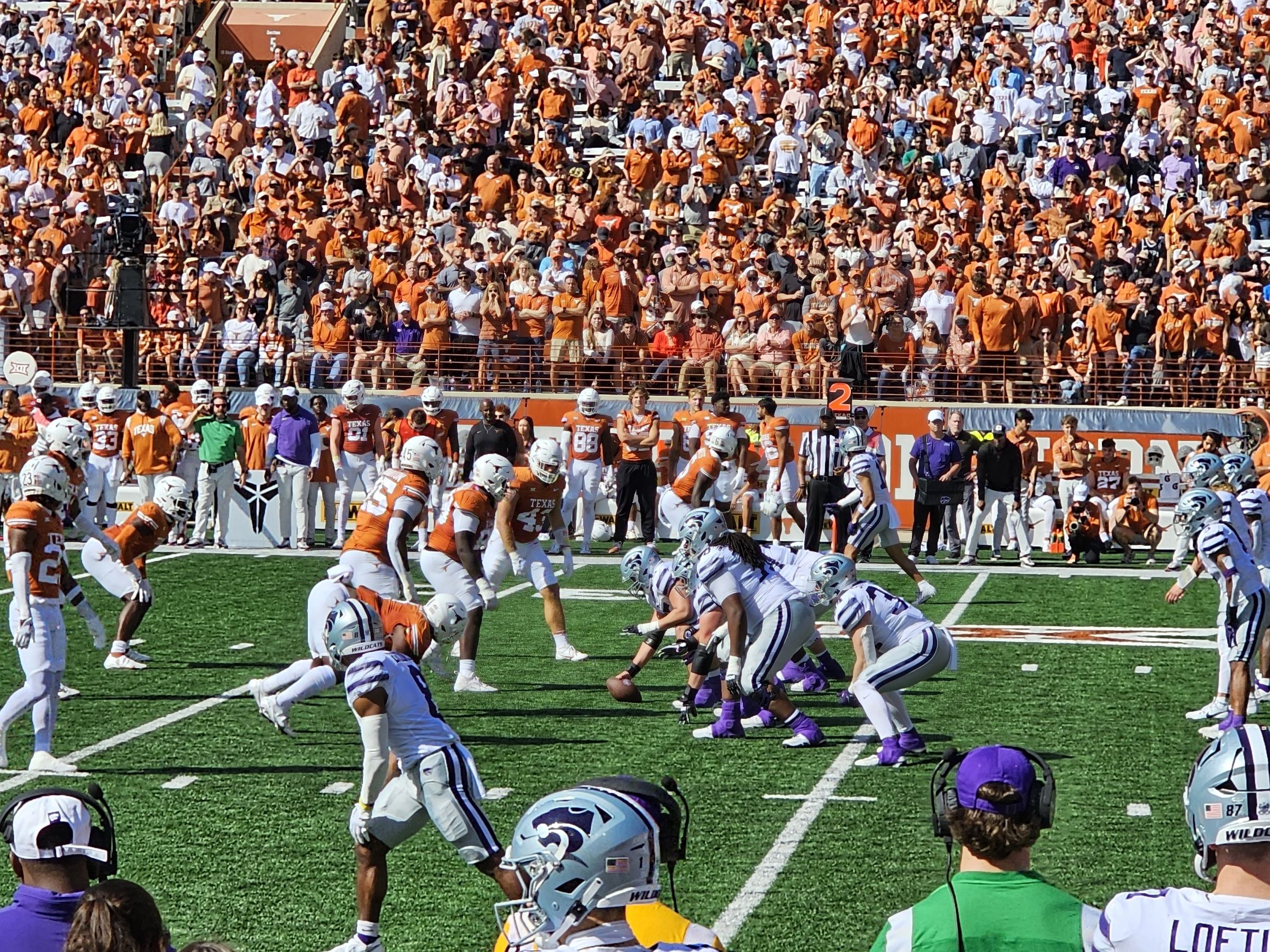 section 27, row 1 seat view  - dkr-texas memorial stadium