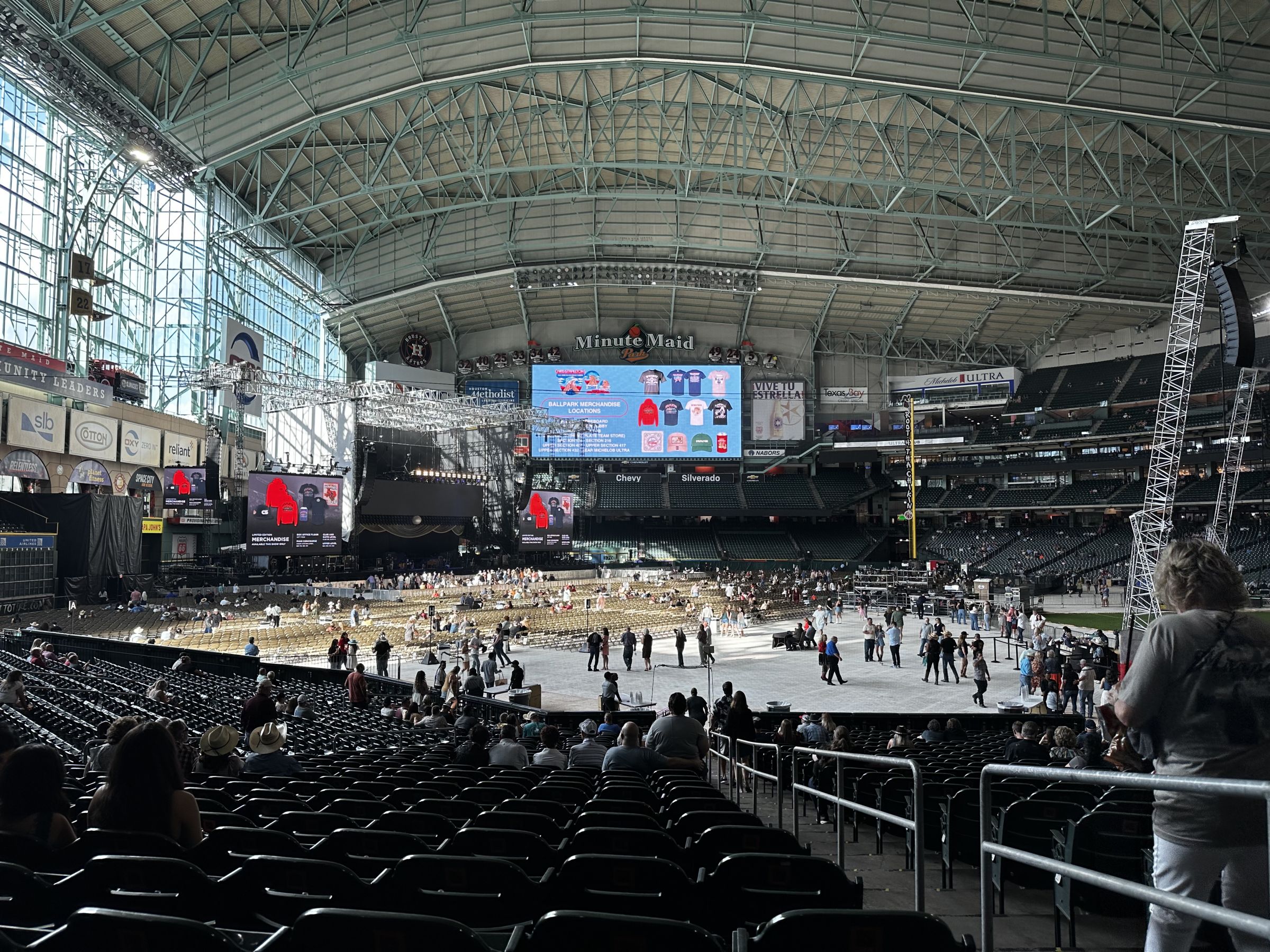 section 109, row 29 seat view  for concert - minute maid park