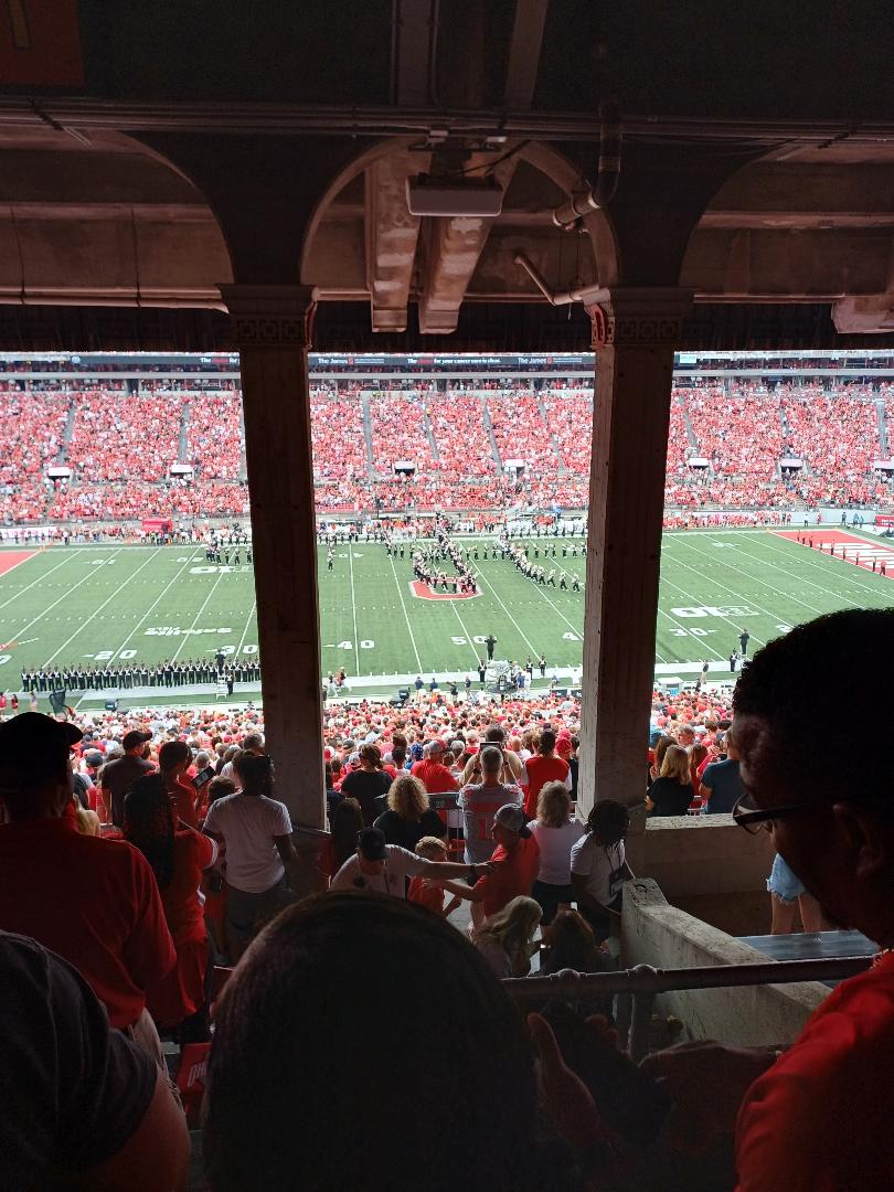 section 20b, row 9 seat view  - ohio stadium