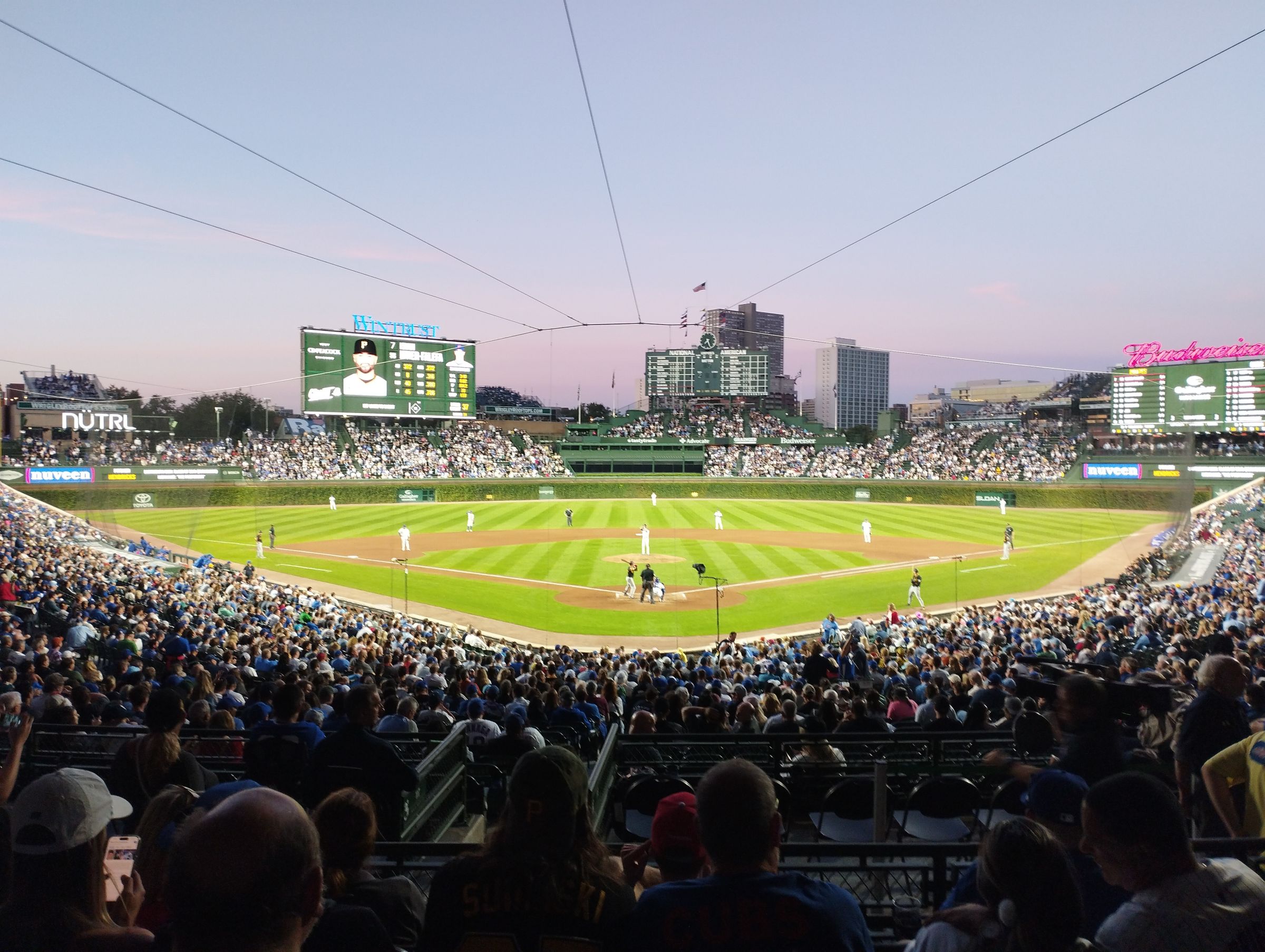 section 217, row 5 seat view  for baseball - wrigley field