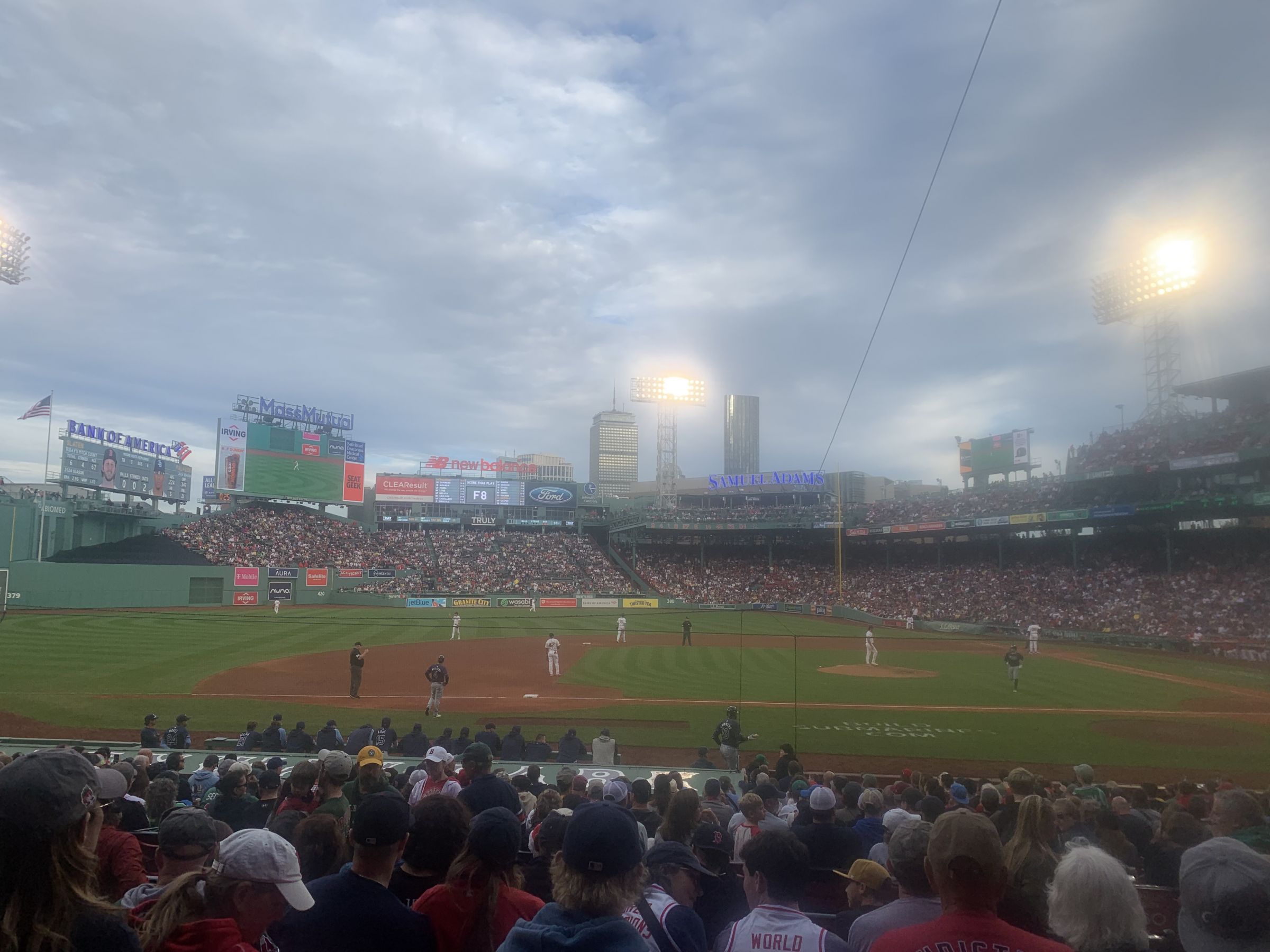 loge box 147, row ff seat view  for baseball - fenway park