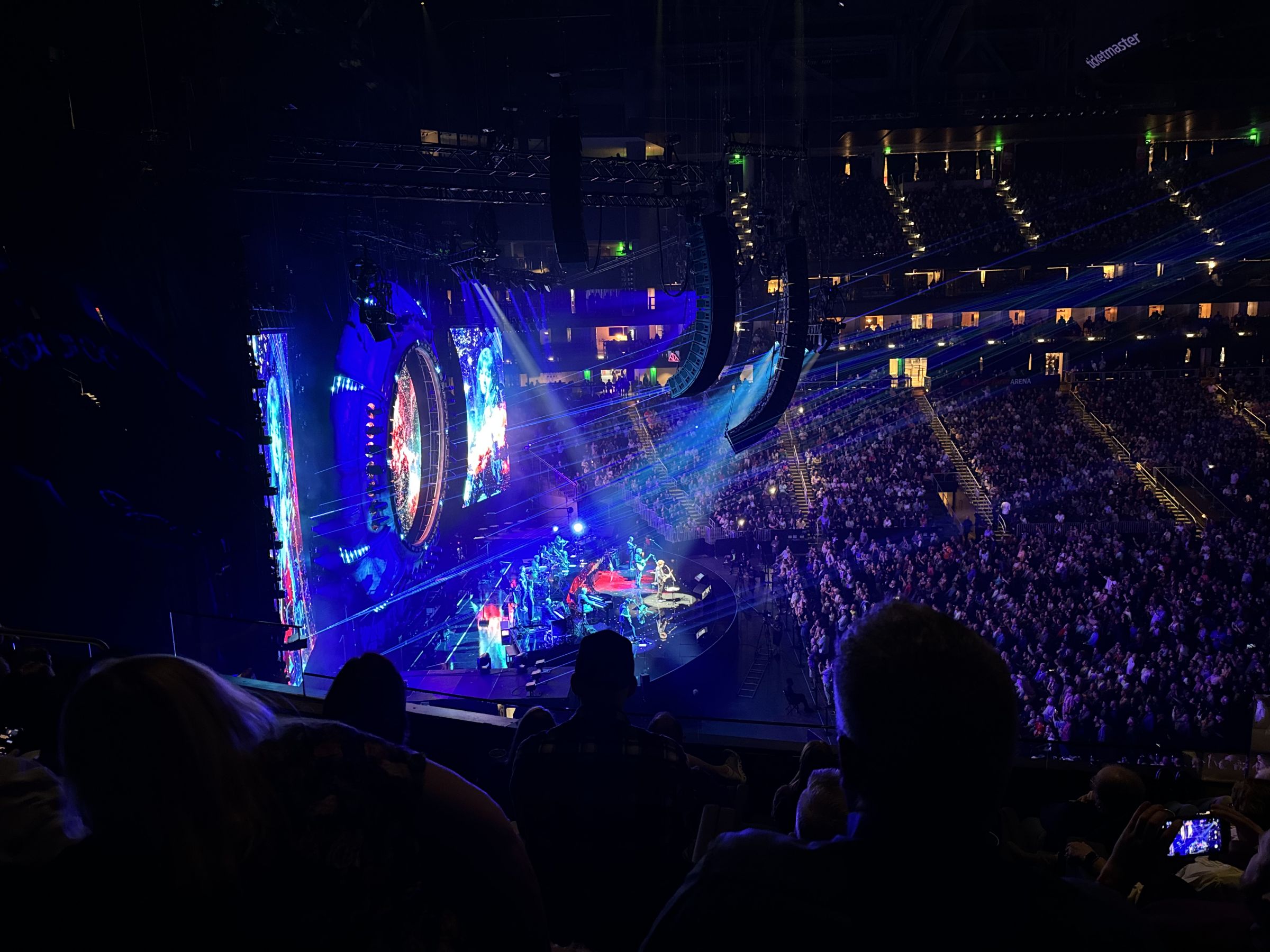 terrace 25, row ee seat view  for concert - state farm arena