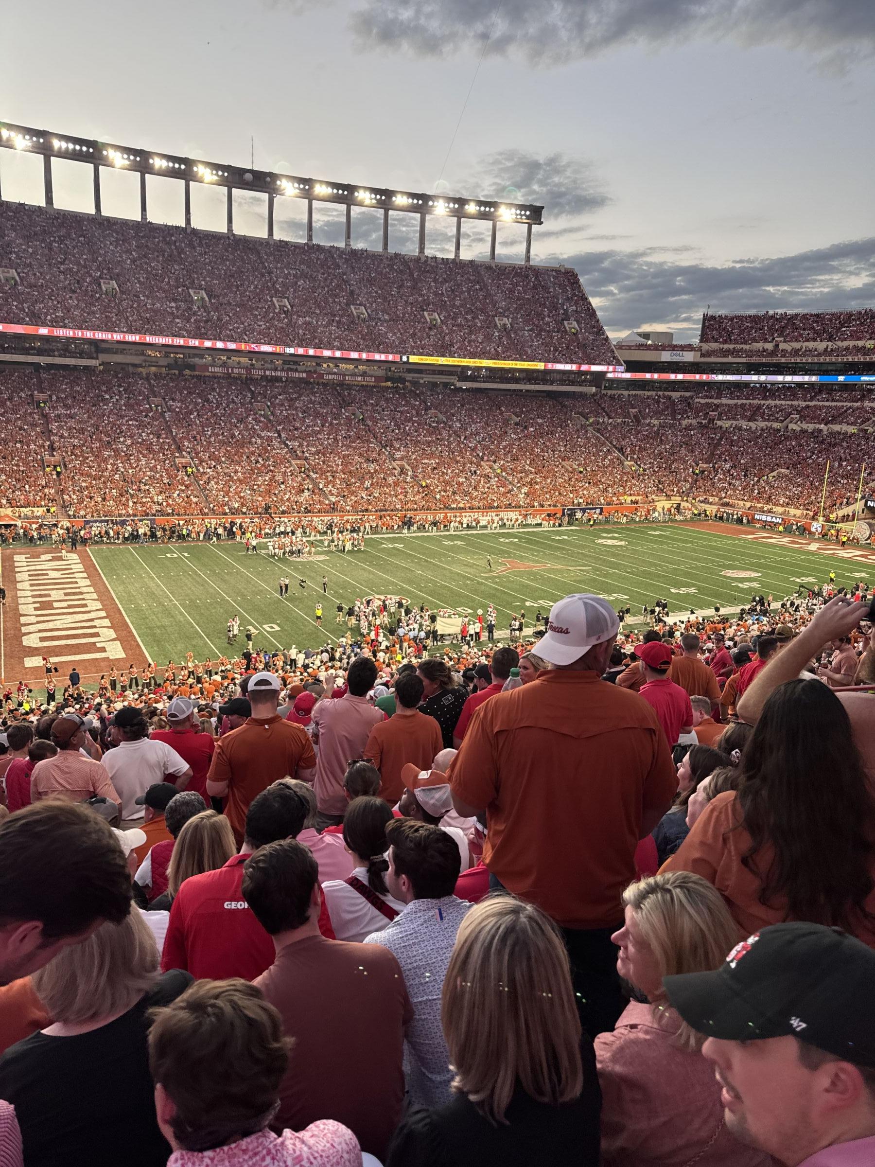 section 31, row 64 seat view  - dkr-texas memorial stadium