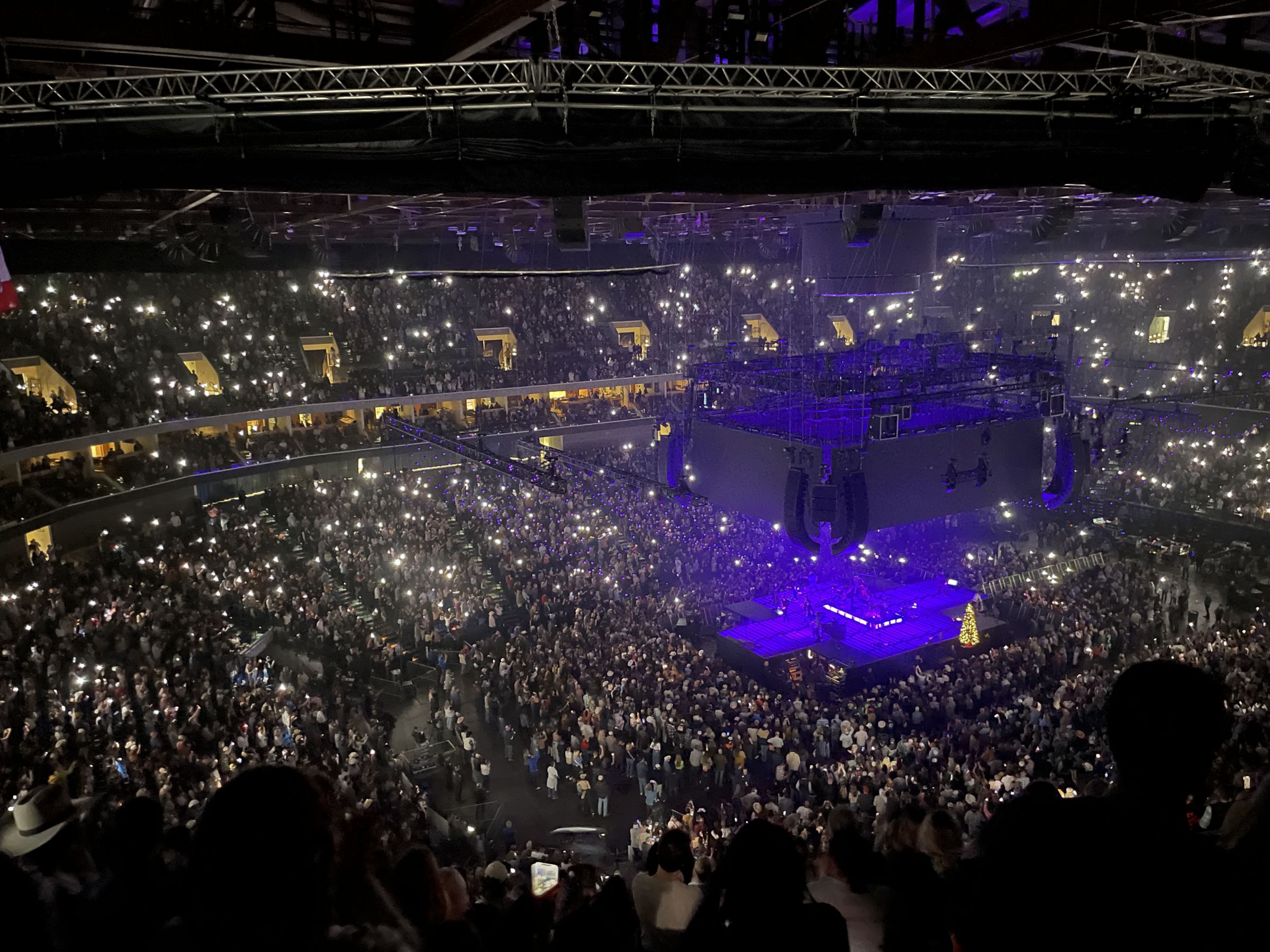 section 310, row r seat view  for concert - bok center