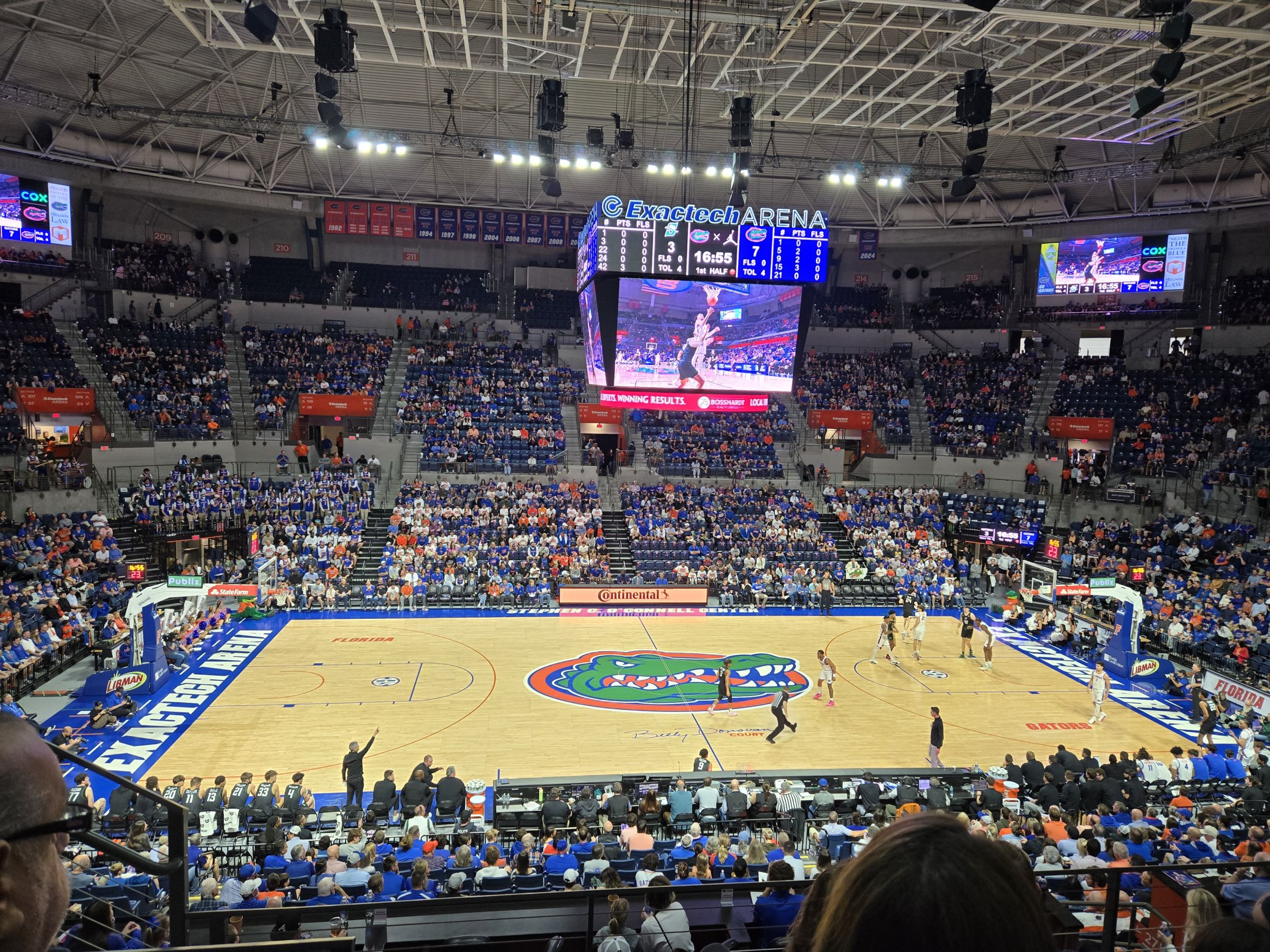 section 127, row 9 seat view  - exactech arena (o