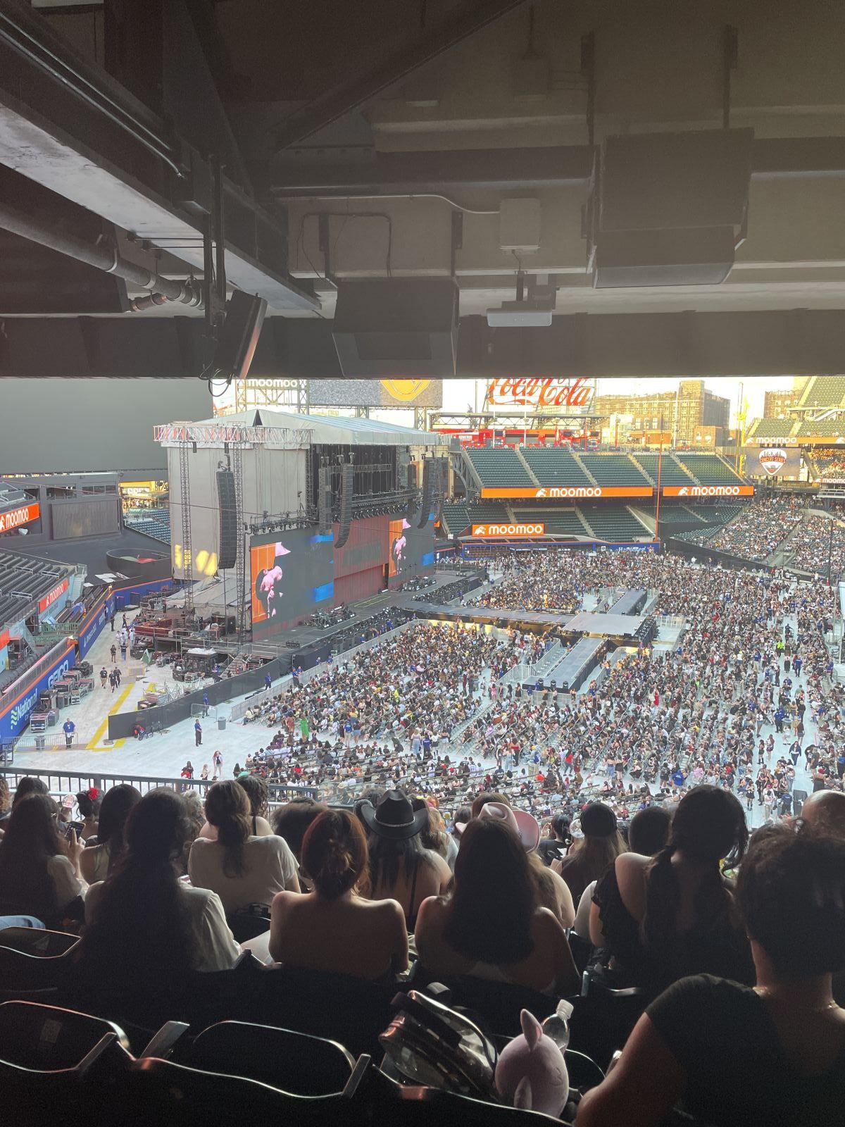 section 333, row 12 seat view for concert - citi field