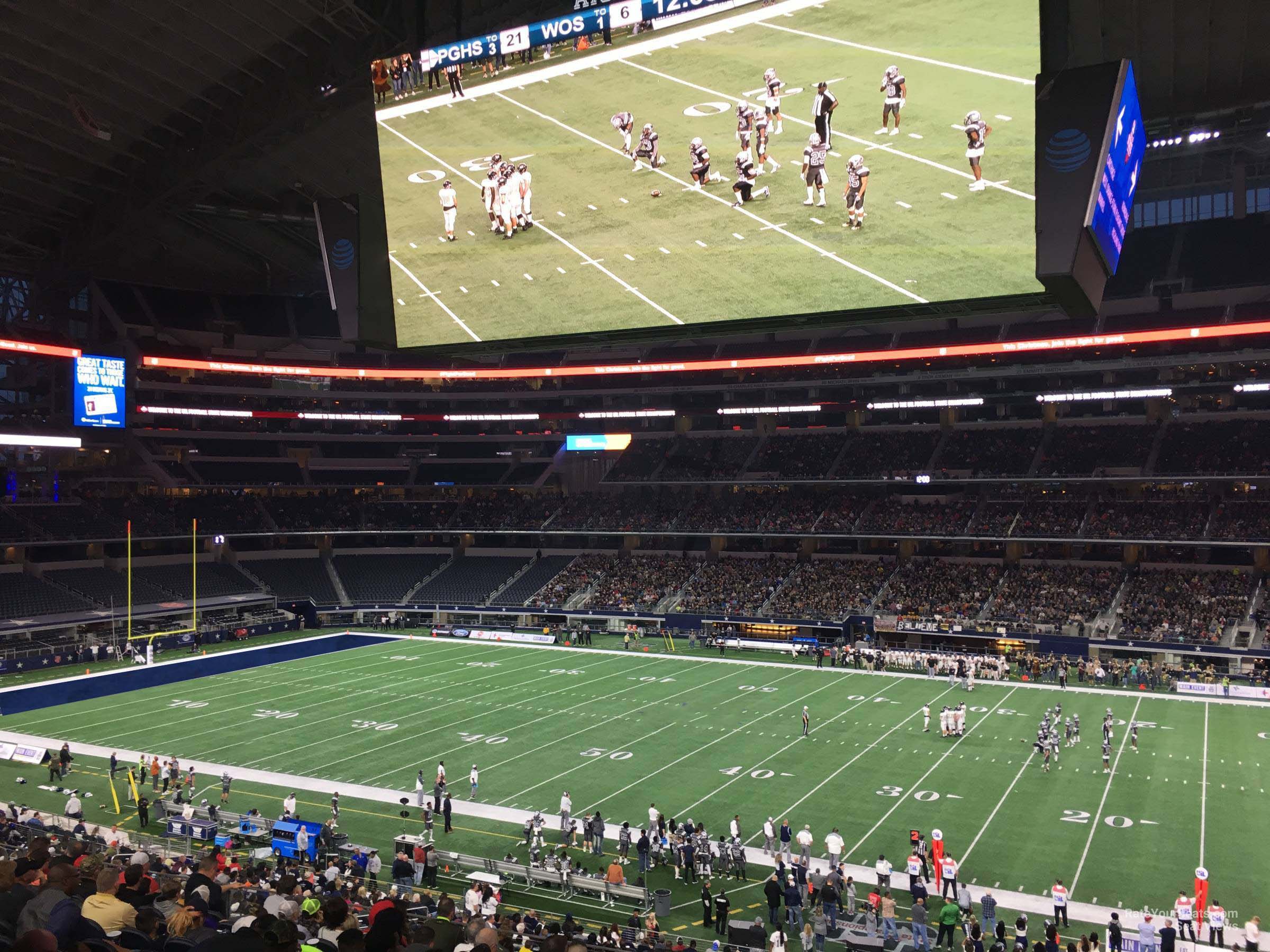 Section C207 at AT&T Stadium 