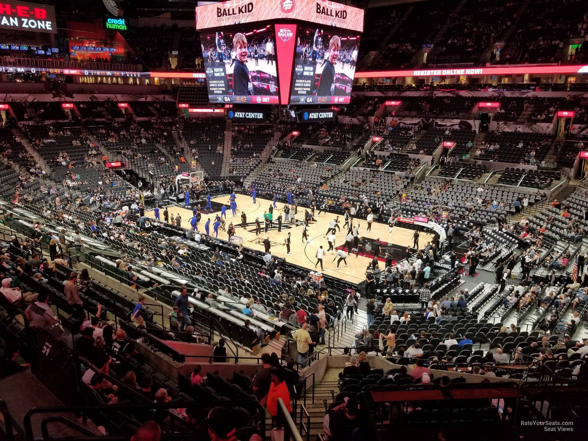 Section 104 at AT T Center San Antonio Spurs RateYourSeats com