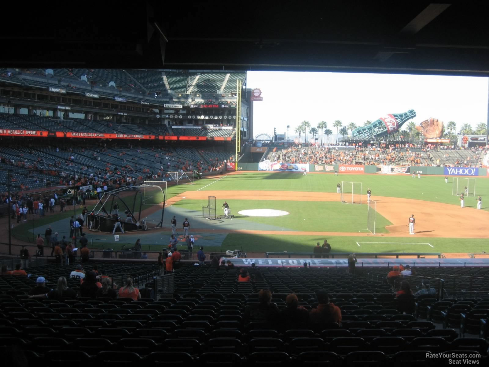 Oracle Park, section 109, home of San Francisco Giants, page 1
