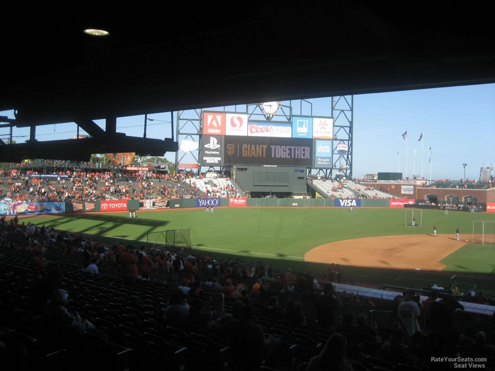 Section 122 at Oracle Park 